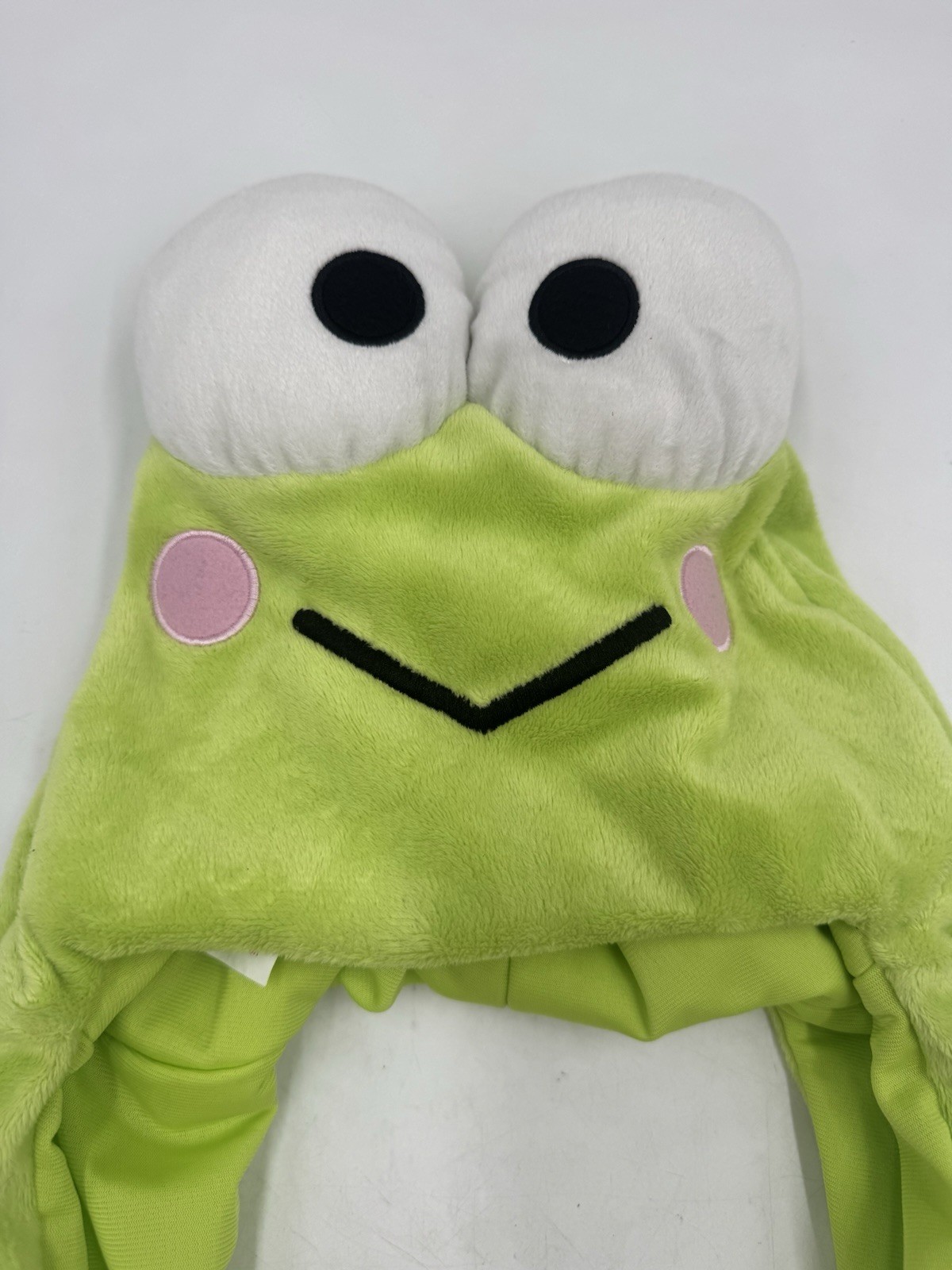 Keroppi Hello Kitty Sanrio 2011 Green Beanie Winter Hat One Size Kids Size