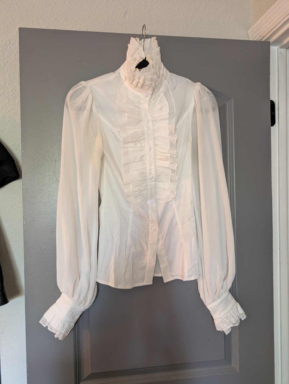 Women’s Blouse Goth / Victorian Size Small