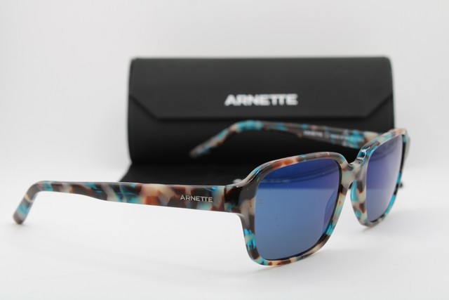 NEW ARNETTE AN 4303-1236/25 HAVANA BROWN PINK BLUE AUTHENTIC SUNGLASSES 54-17