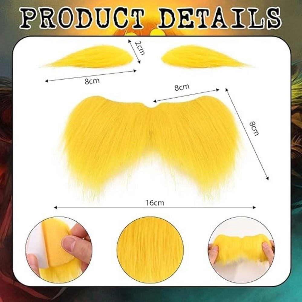 Adults Dr Seuss The Lorax Costume Morph Bodysuit Moustache Book Week Christmas