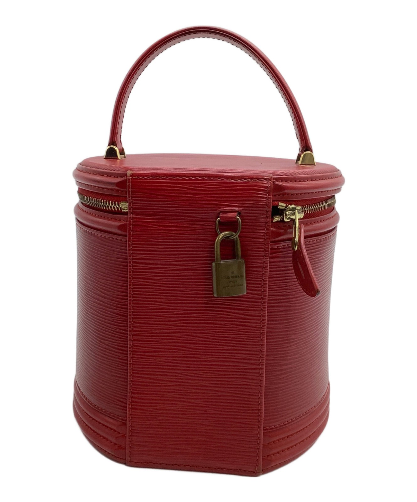 Louis Vuitton Vanity Bag Epi Cannes M48037 Epi Leather Red #TFB5286