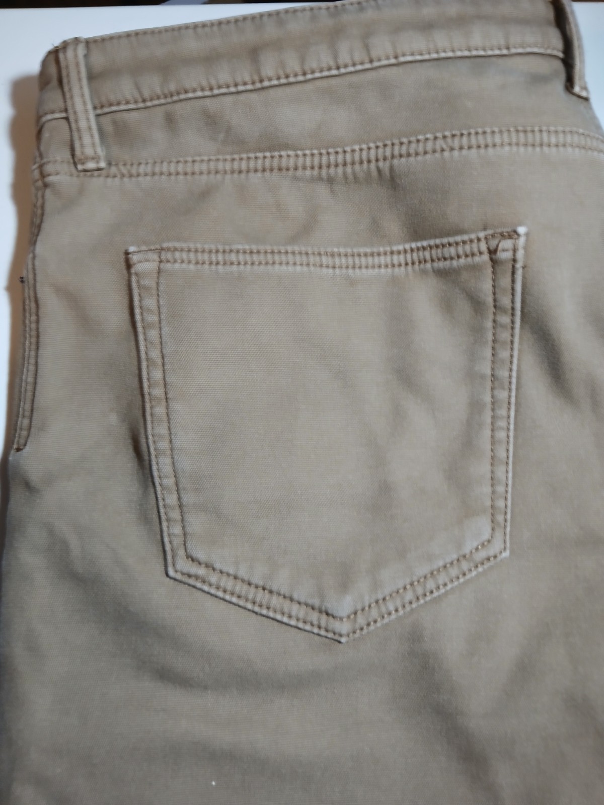 Weatherproof Vintage Men’s Regular Fit Brown Stretch Canvas Pants 40W Straight