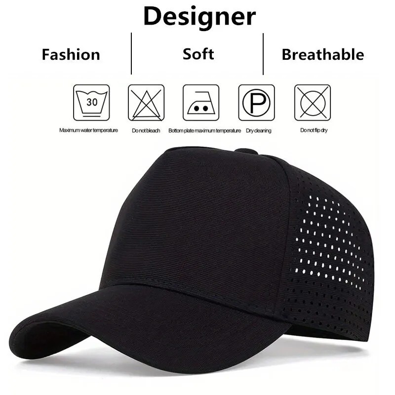 Polo Style Baseball Cap Snapback Adjustable Mesh Trucker Hat Ball Visor Caps