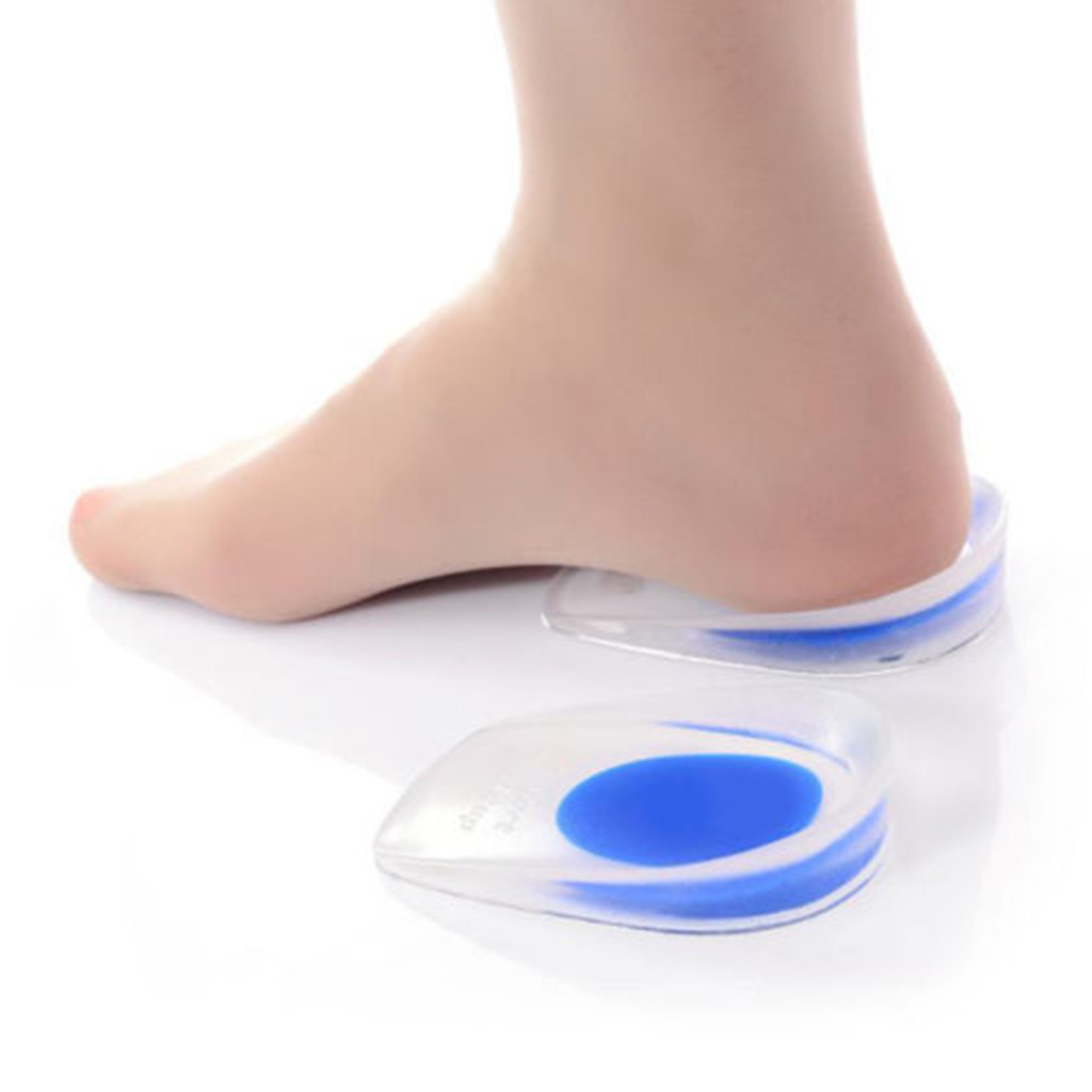 3 Pairs Heel Support Gel Pad Silicone Cushion Orthotic Insole Plantar Care