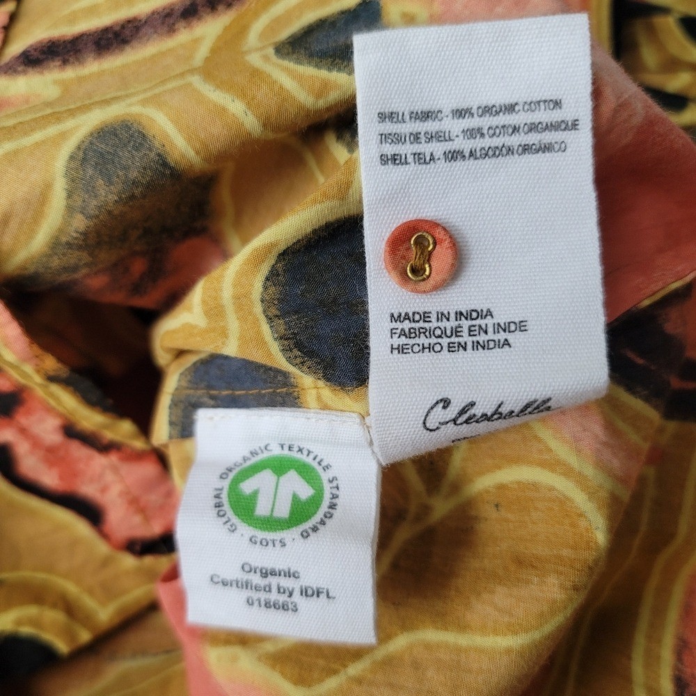 Cleobella NWT Maritza Ruffle Sleeve Blouse Size Medium In Osaria Print