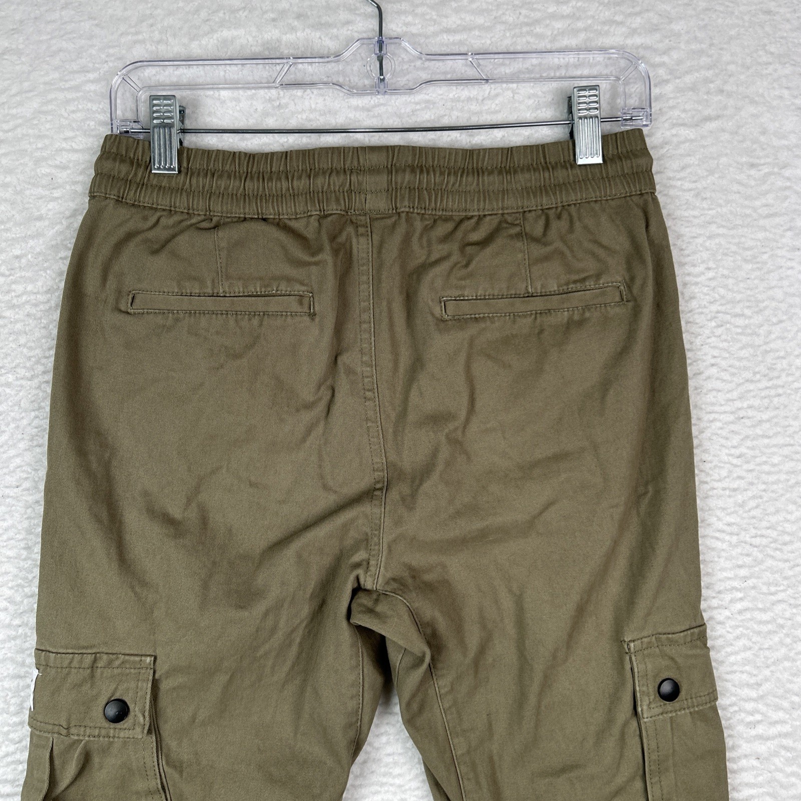 WESC Slim Utility Jogger Pants Cargo Olive Green Unisex Men’s S / Women’s M