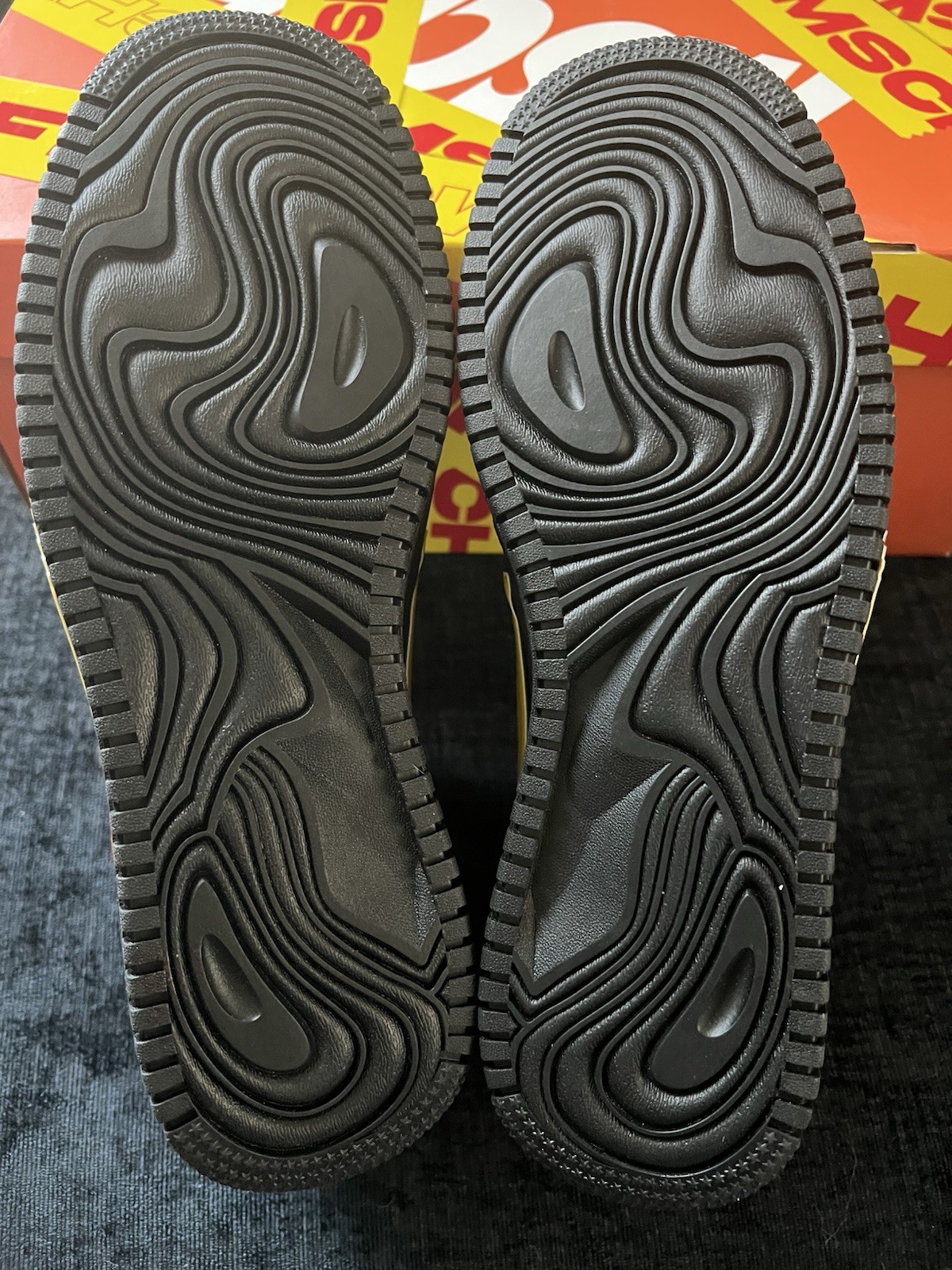 MSCHF TAP3 “Limited Edition” Men’s Size 7 “BLACK/ YELLOW/RED Shoe MSCHF -007