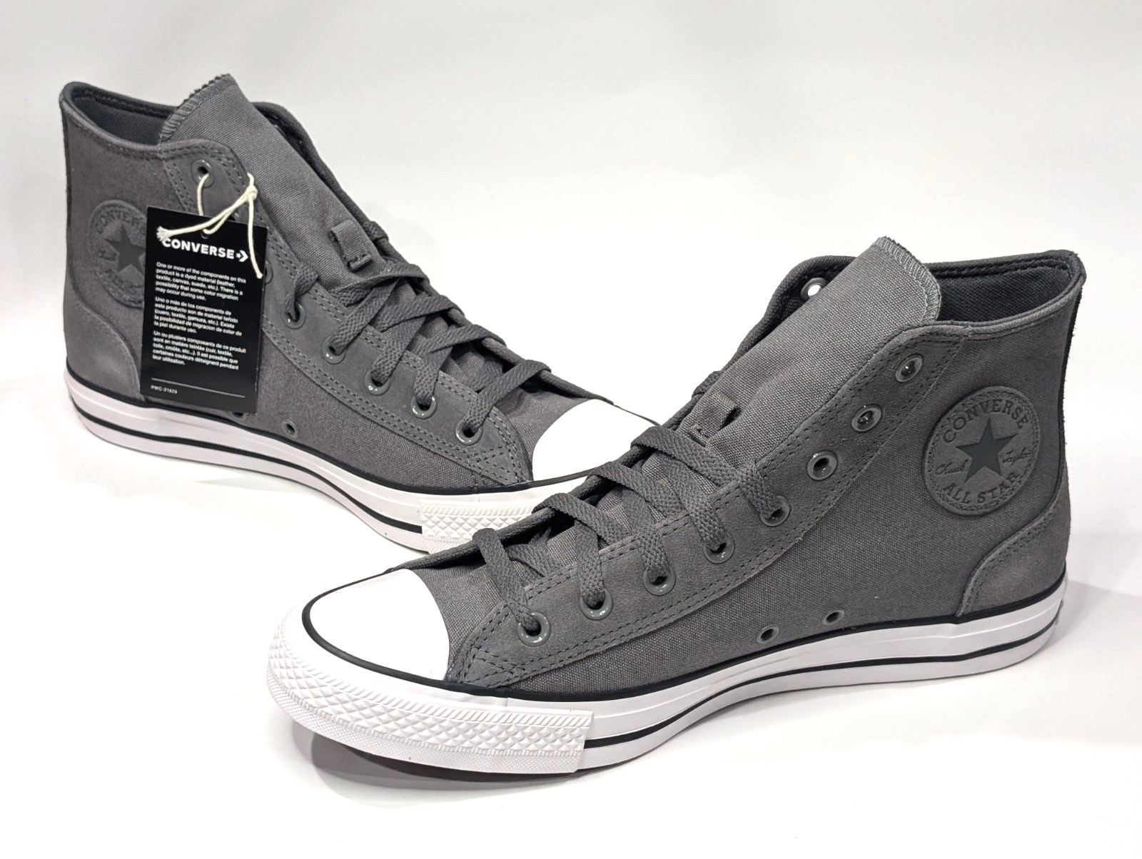 Converse CTAS Darker Grey Men’s High Top Sneakers – Assorted Sizes NWB A19081F