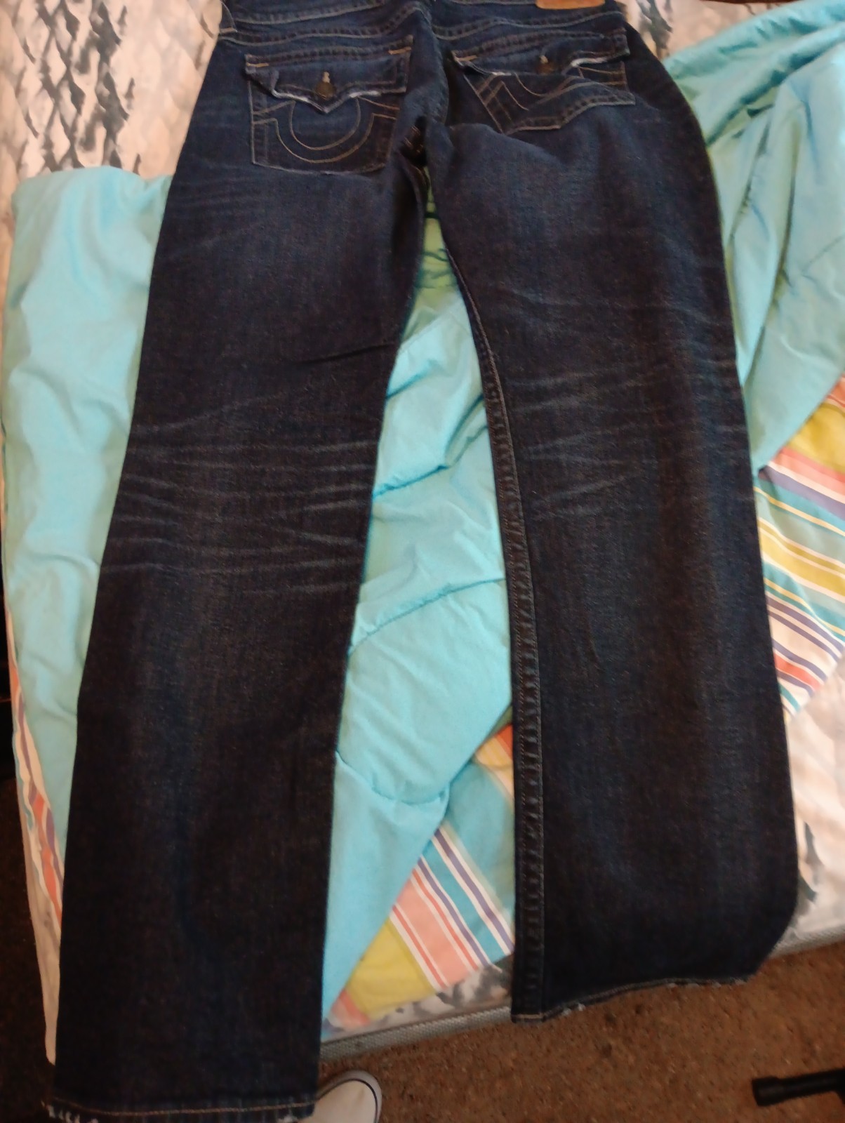 true religion jeans ricky relaxed straight 36
