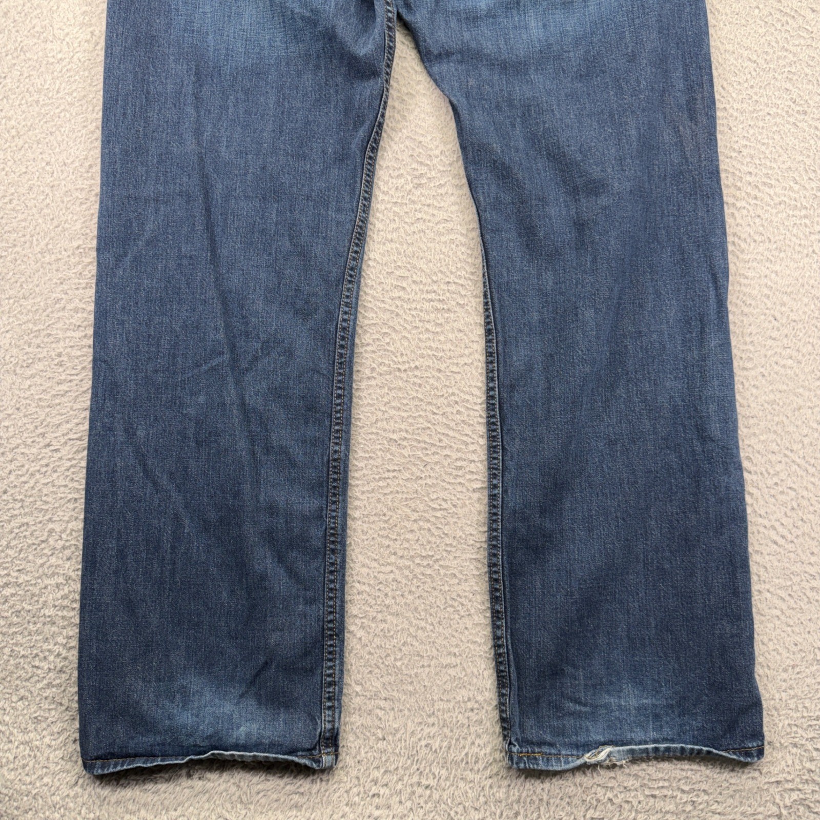 Levis 569 Jeans Mens 36×34 Blue Loose Straight Mid Rise Dark Wash Denim