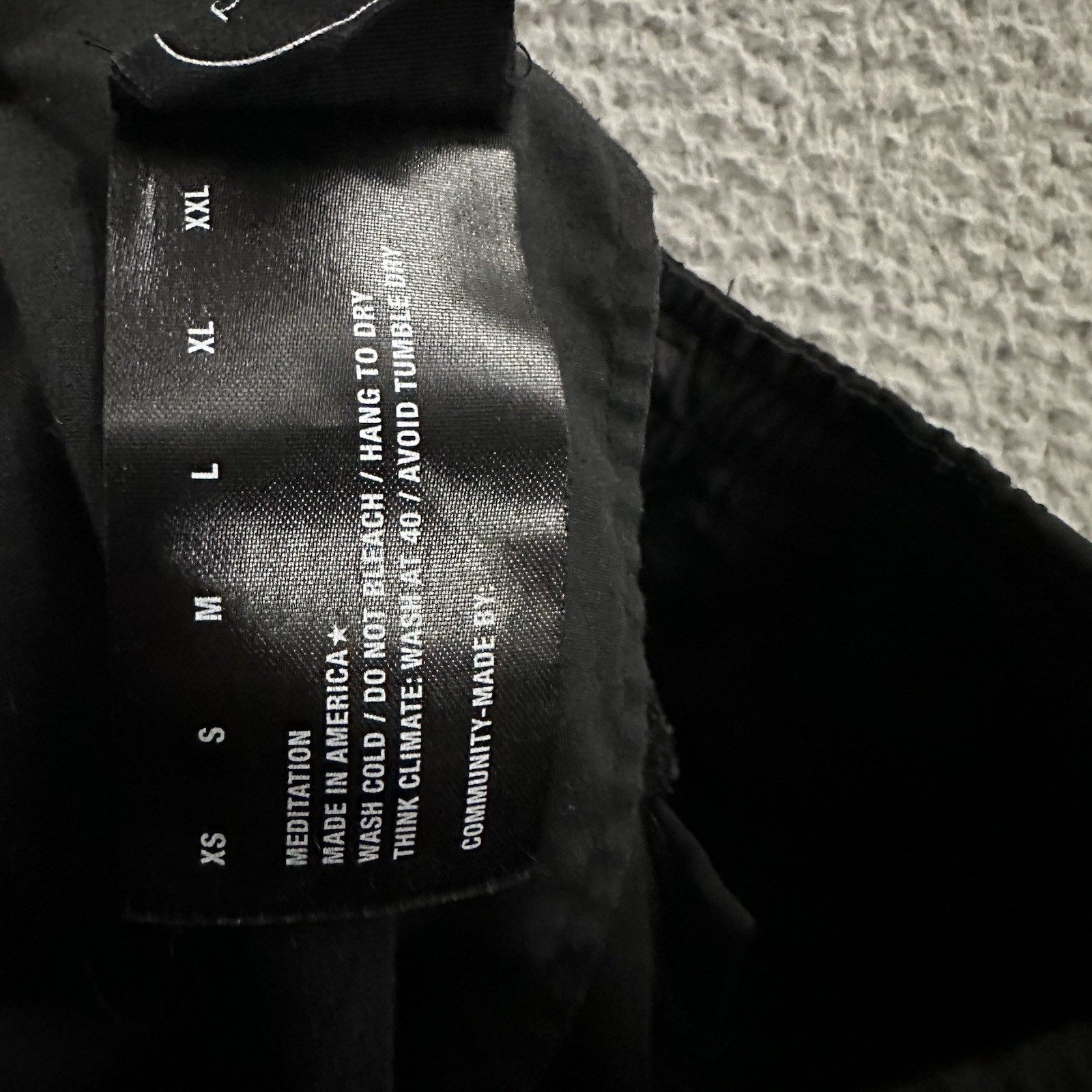 Paskho Womens Pants Black Size XS Mid Rise Tapered Made In USA