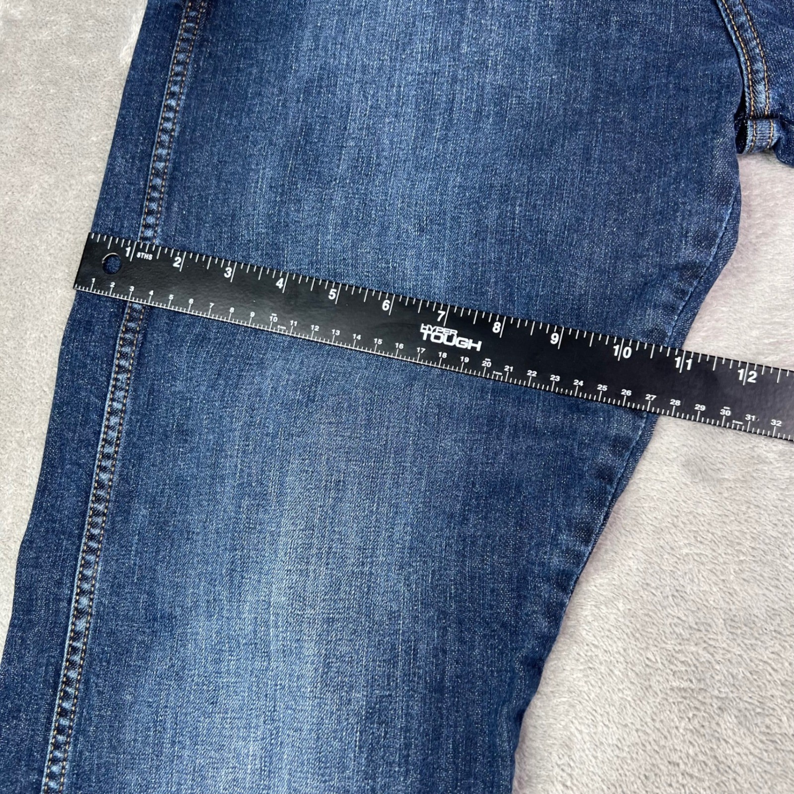Wrangler Retro Slim Straight Jeans Mens 34×34 Blue Medium Wash Western Denim