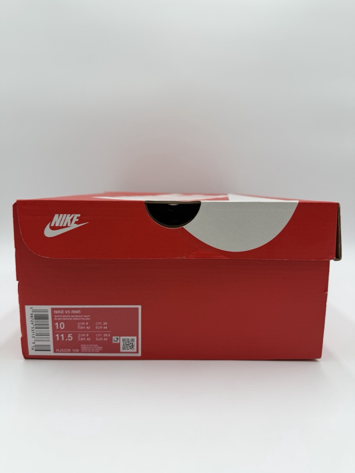 Nike Men’s V5 RNR Size 10 White Midnight Navy Metallic |HJ5228-109|