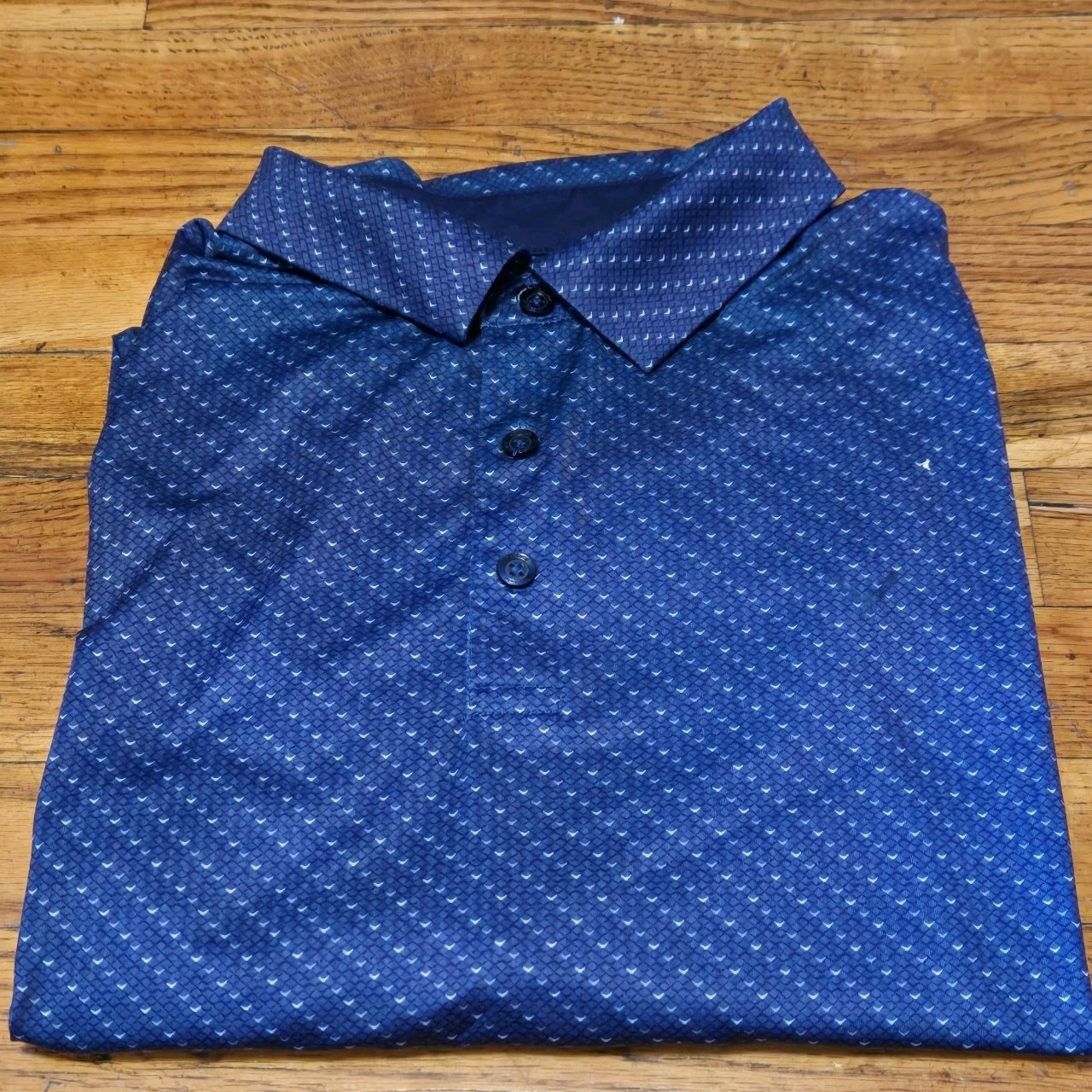 Callaway Opti Dri Polo Mens 2XLT XXL Tall Swing Tech Shirt Geometric Golf Wick