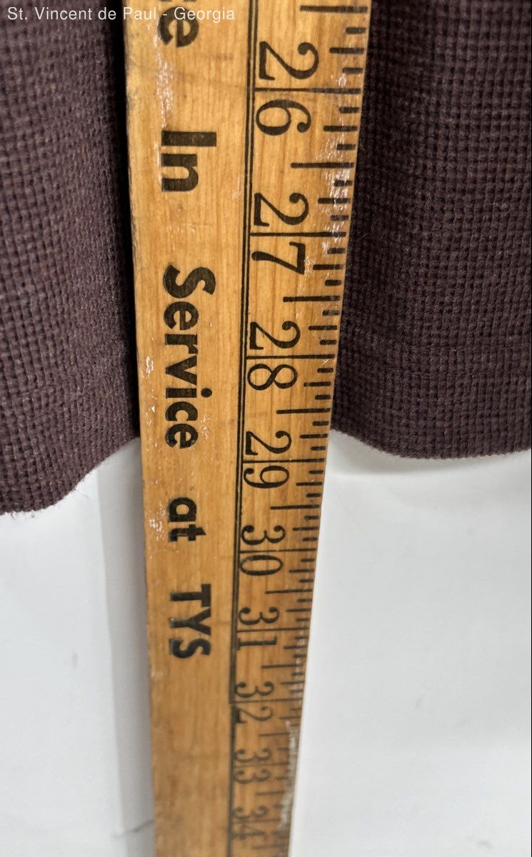 L.L. Bean Thermal Henley Shirt Men’s Large Brown Buttons