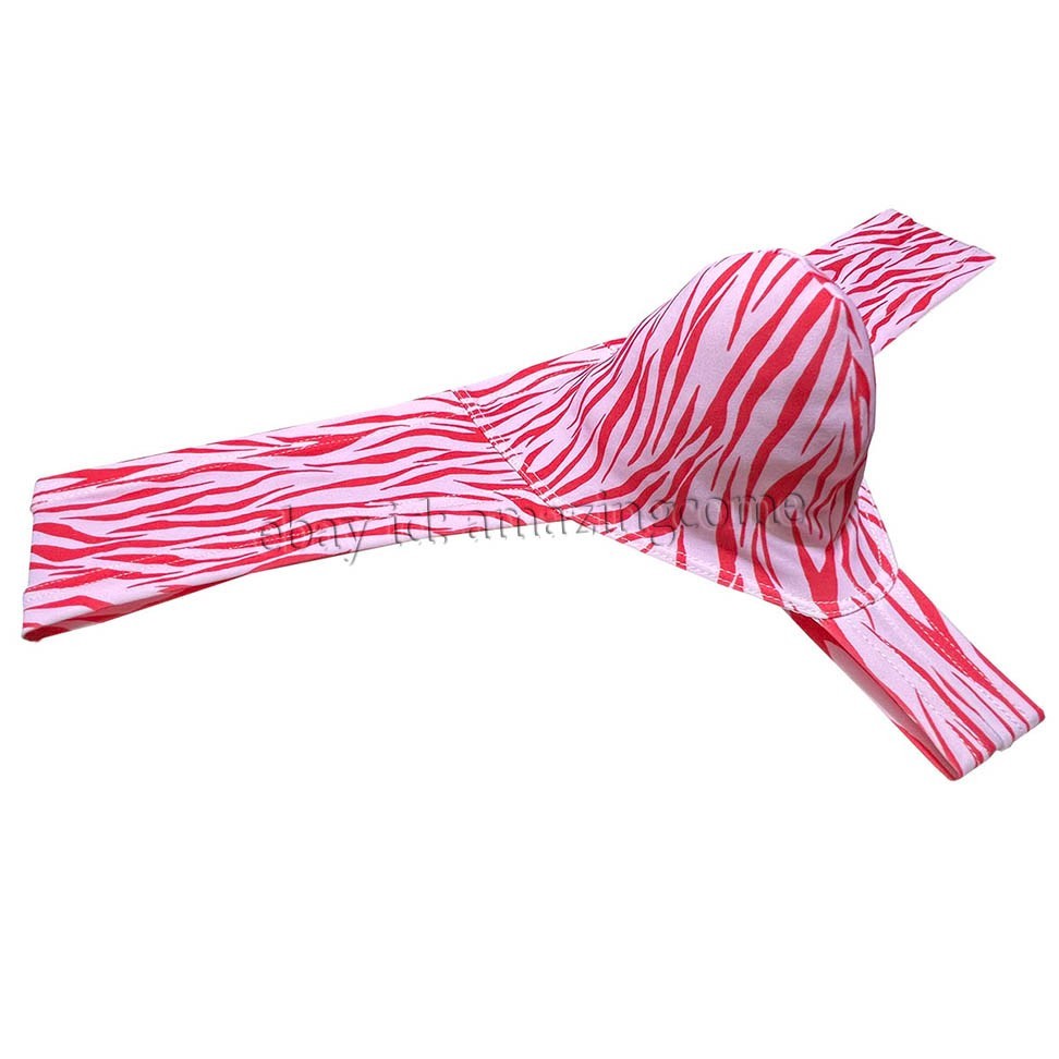 Men’s Printed Ultra Cheeky Brazilian Bikini Underwear Contour Pouch Boxer Briefs