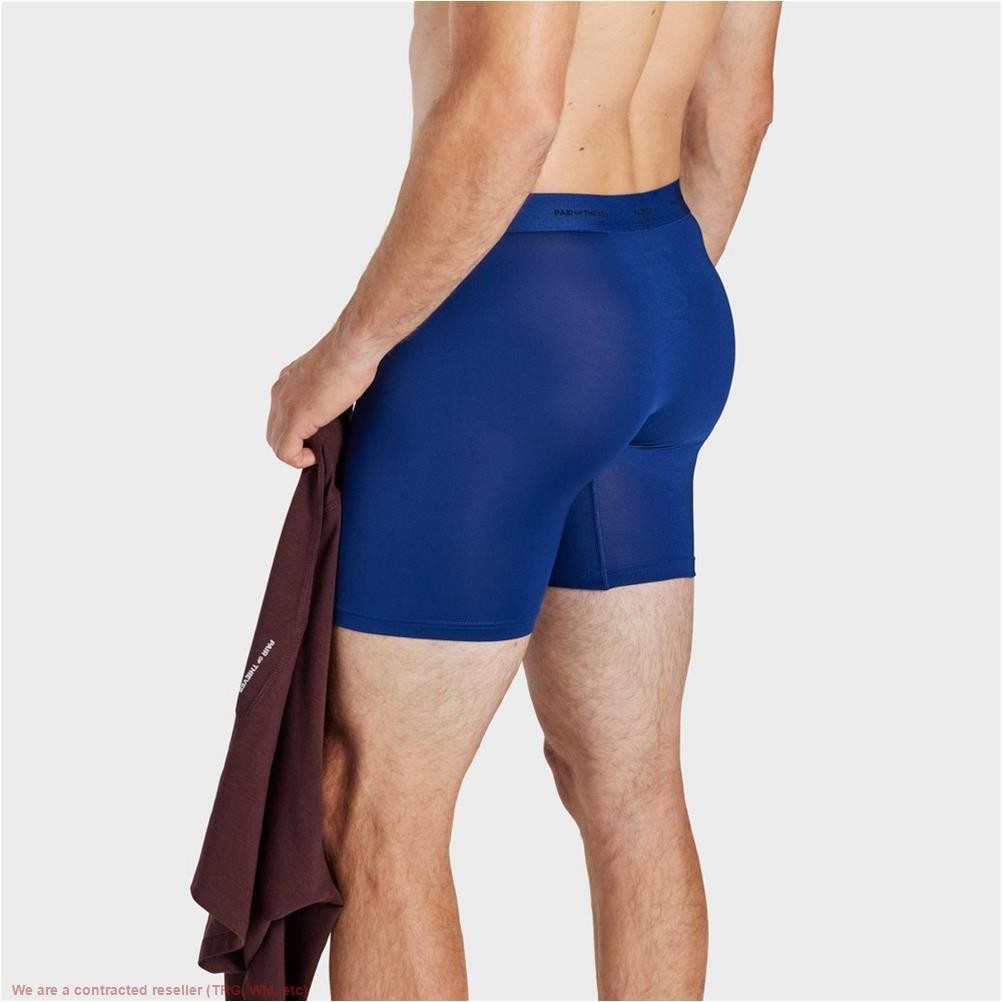 Pair of Thieves Men’s Quick Dry Long Leg Boxer Briefs 3pk -Blue M *SEE DEAL!!!*
