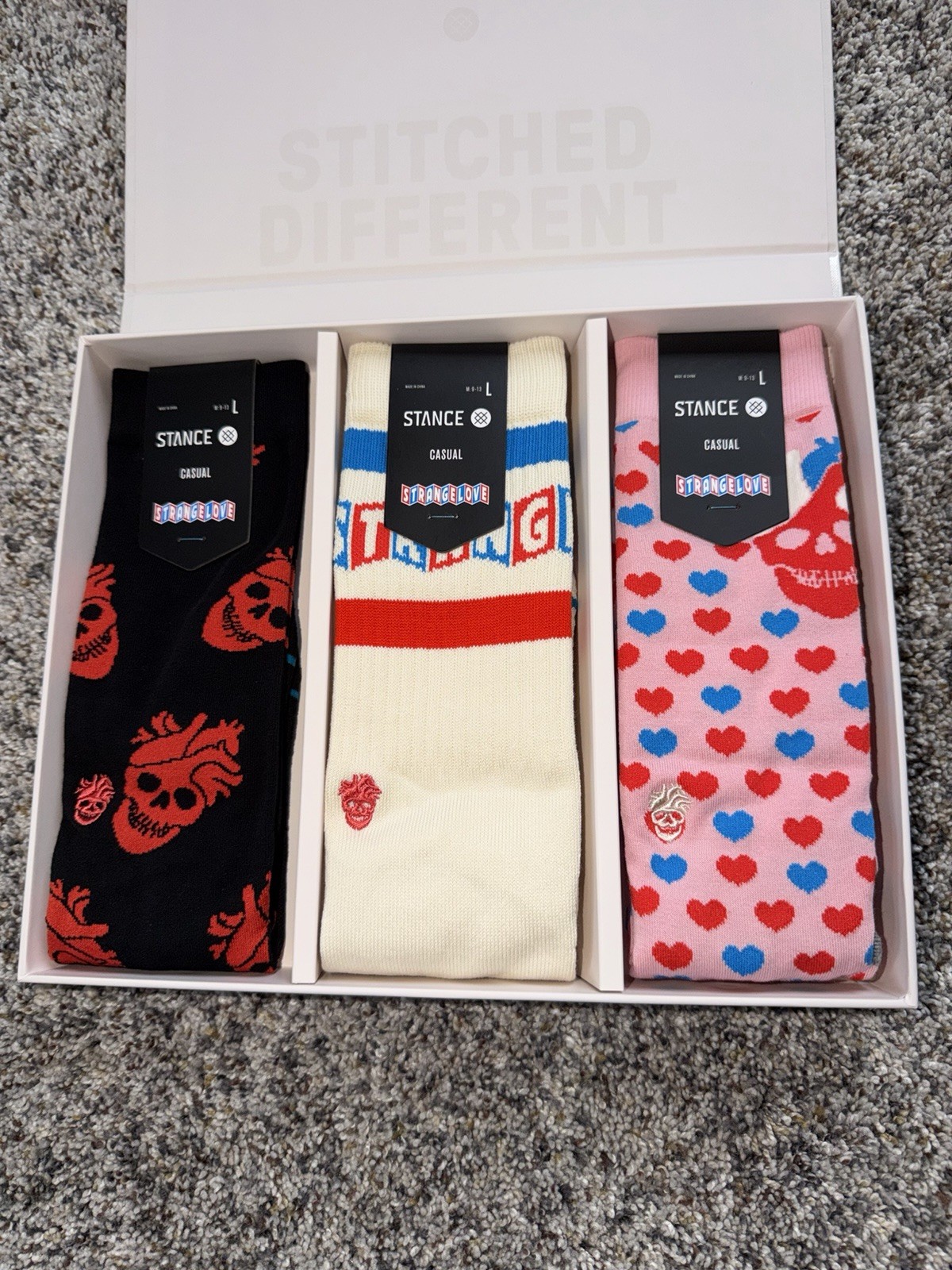 StrangeLove Skateboards x Stance Socks Box Set Collection Retail $65