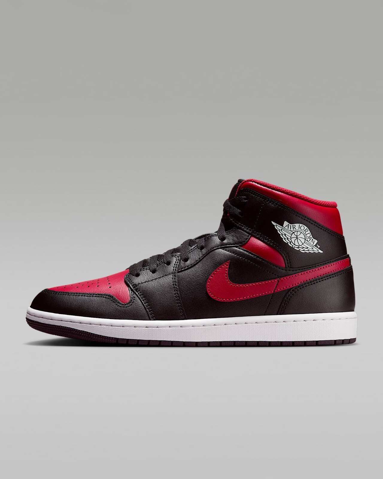 Nike Air Jordan 1 Mid “Bred” DQ8426-067 Men’s Shoes Sneakers Brand New [US 7-14]