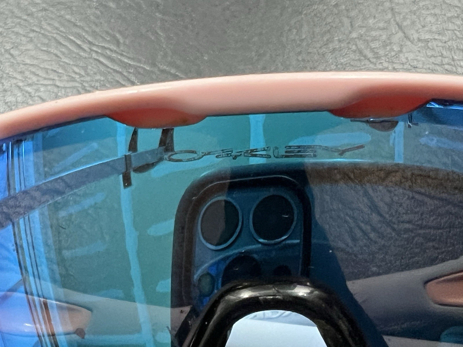 Oakley Radar Ev Path CUSTOM Pink Milkshake Blue Prizm Sunglasses *See Scratches*