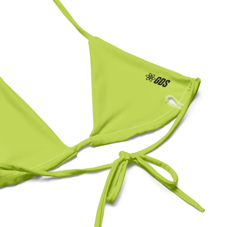 Biohazard Recycled String Bikini