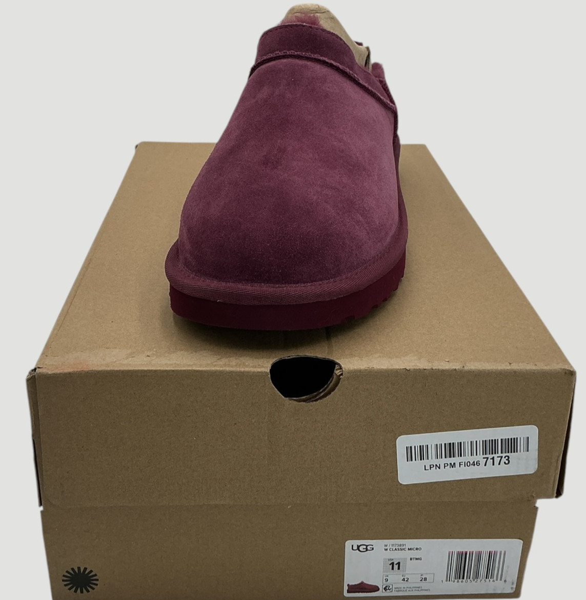 UGG Classic Micro Women’s Size 11 Dark Magenta Boots