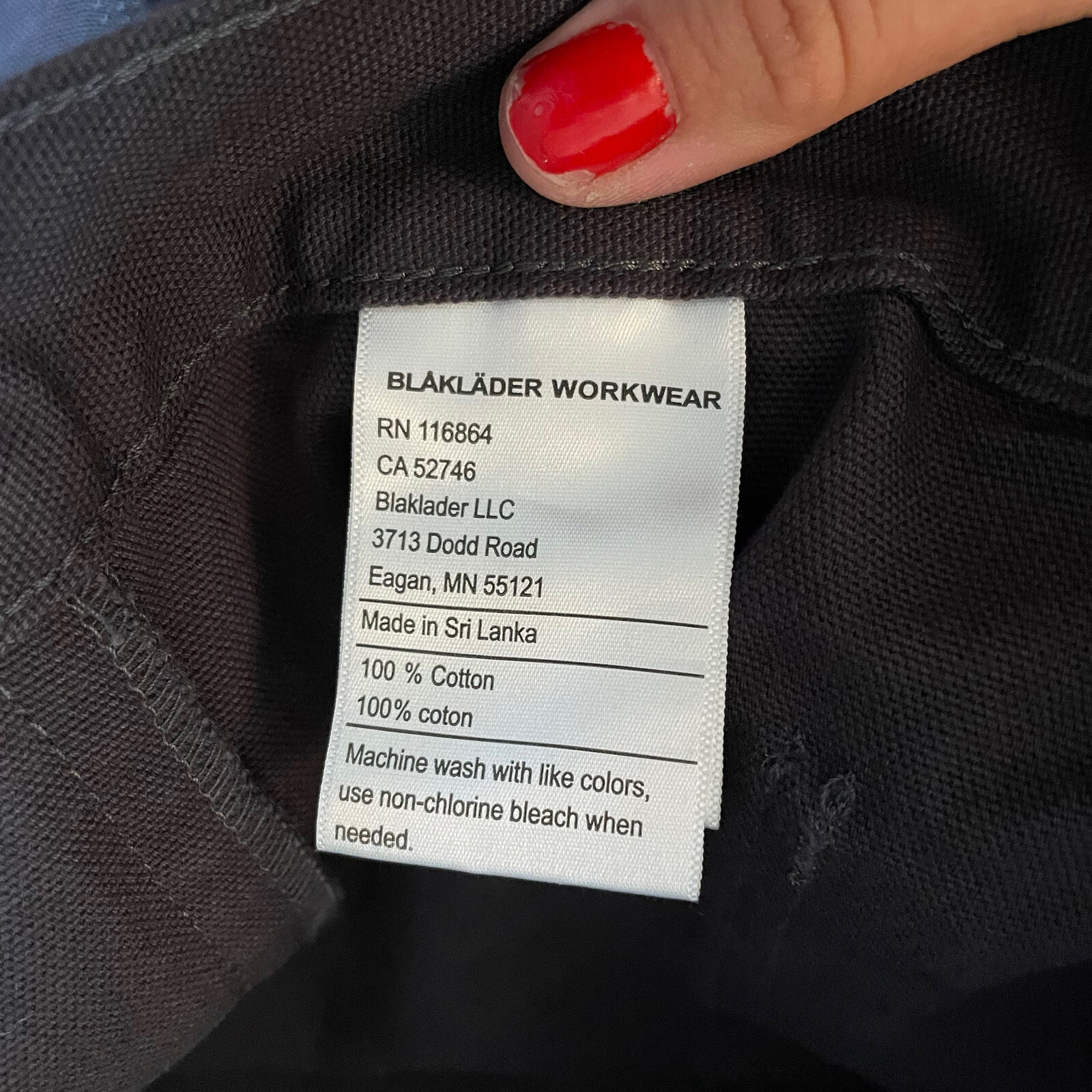 NWT Blaklader blue Reinforced Knee Bantam Work Pants Cordura Utility mens 50×30