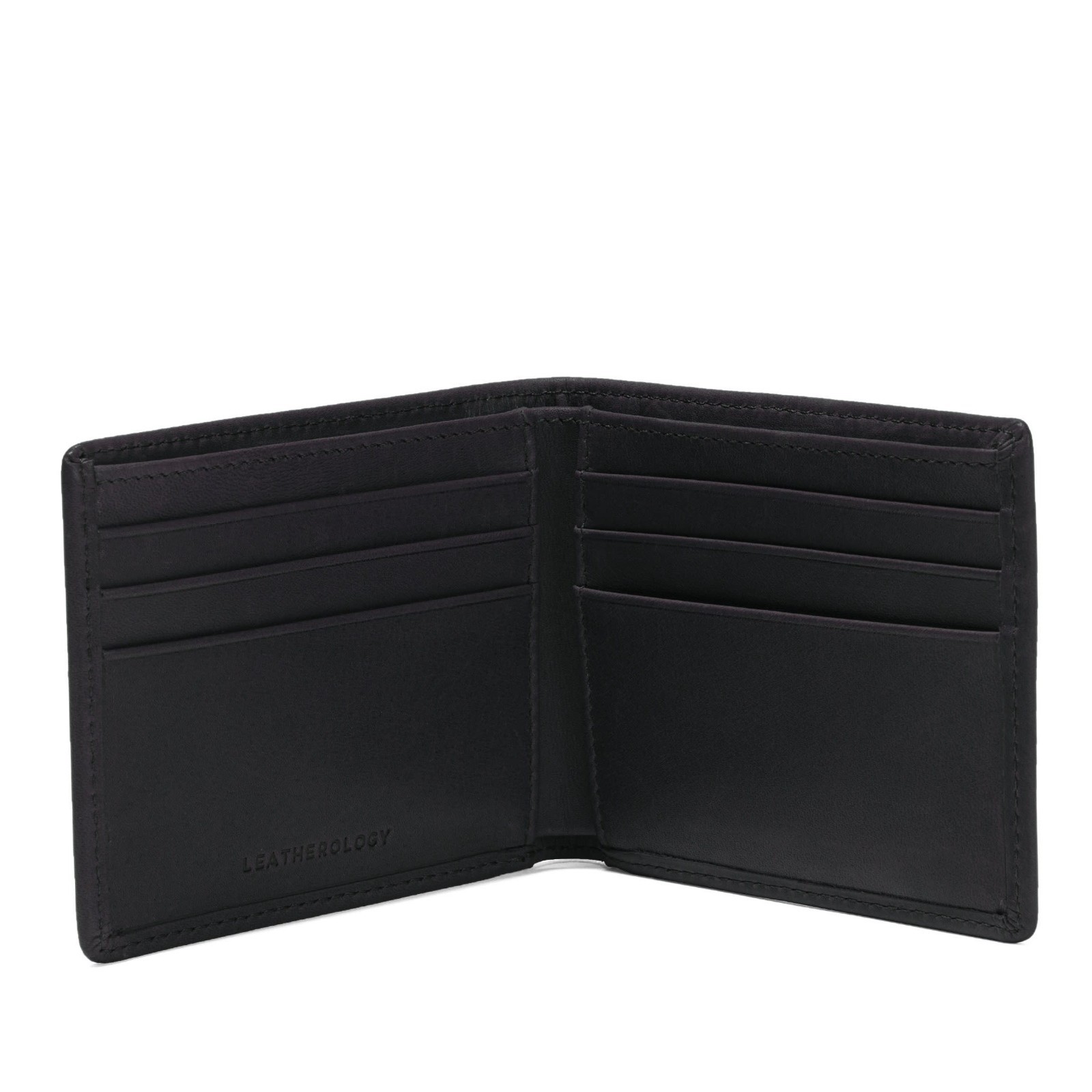 Genuine Leather Minimalist Bifold Wallets For Men RFID Blocking Slim Mens Wallet