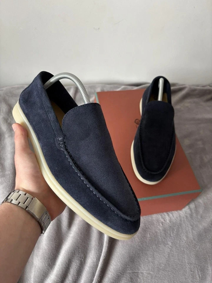 loro piana summer walk Loafers Sizes 37-46 Blue
