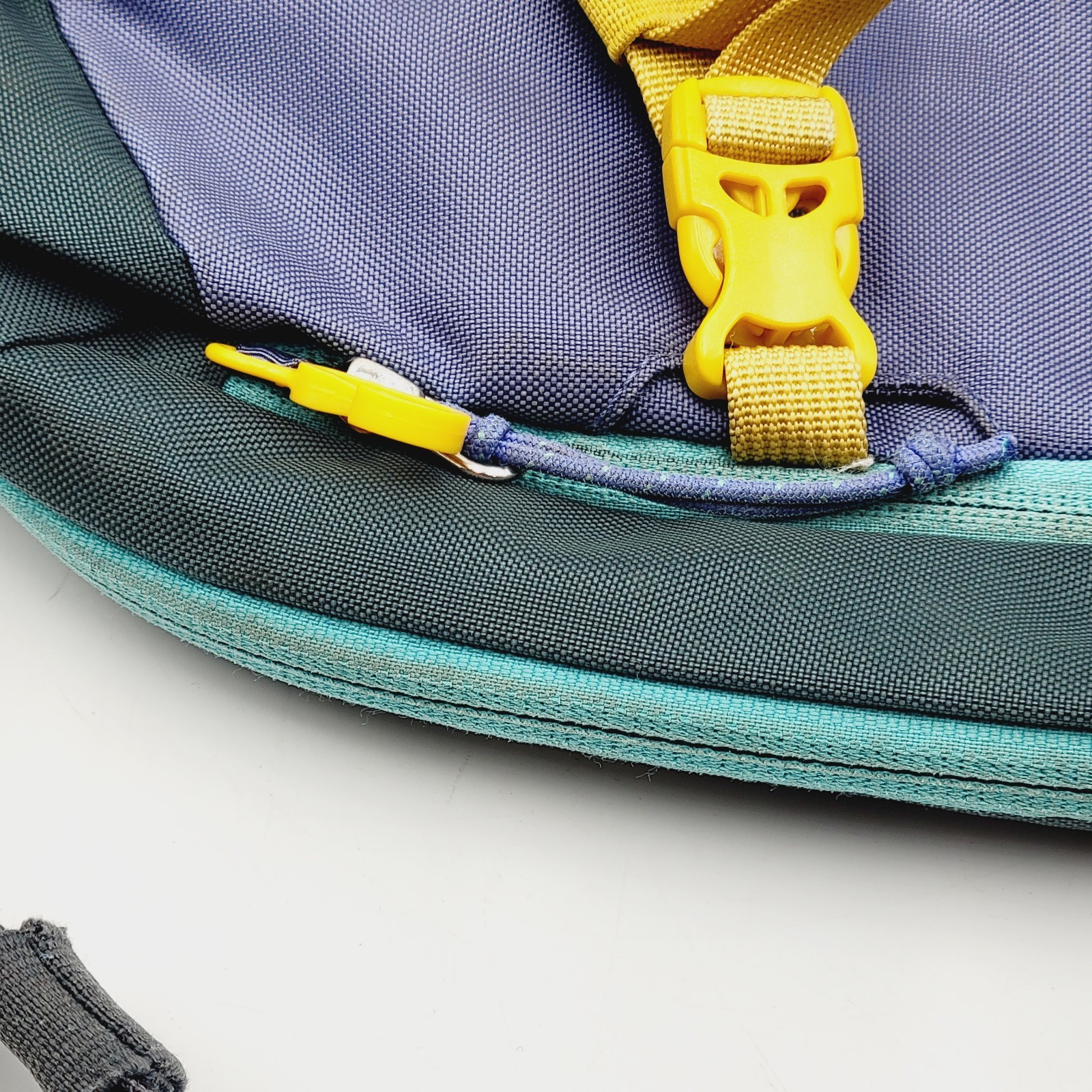 Patagonia Atom Sling Bag 8L Purple Gray Yellow Crossbody Backpack