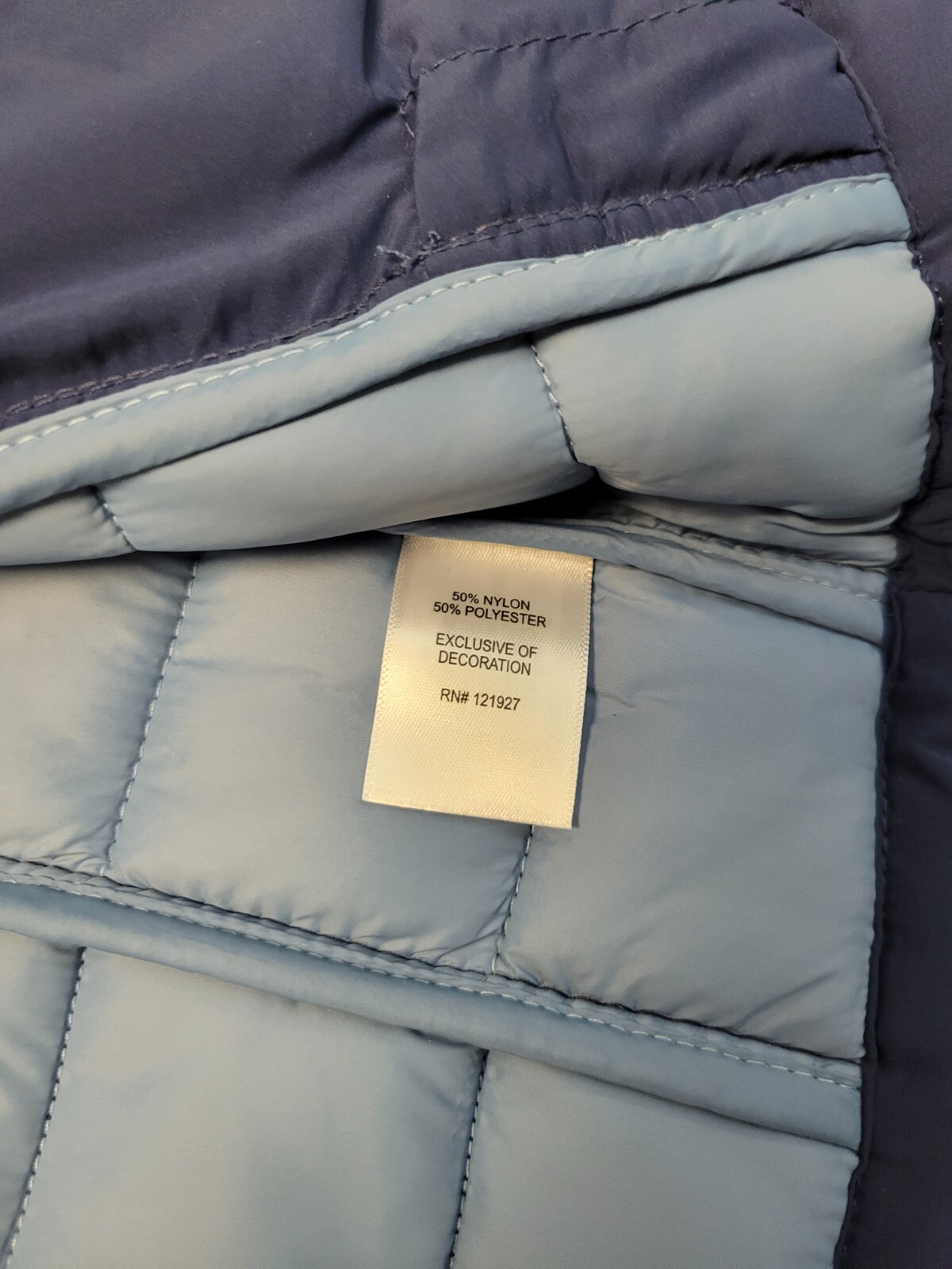 New JOHNNIE-O Quilted HARWICH Nylon Poly Vest Full Zip Men’s SMALL S Puffer Navy