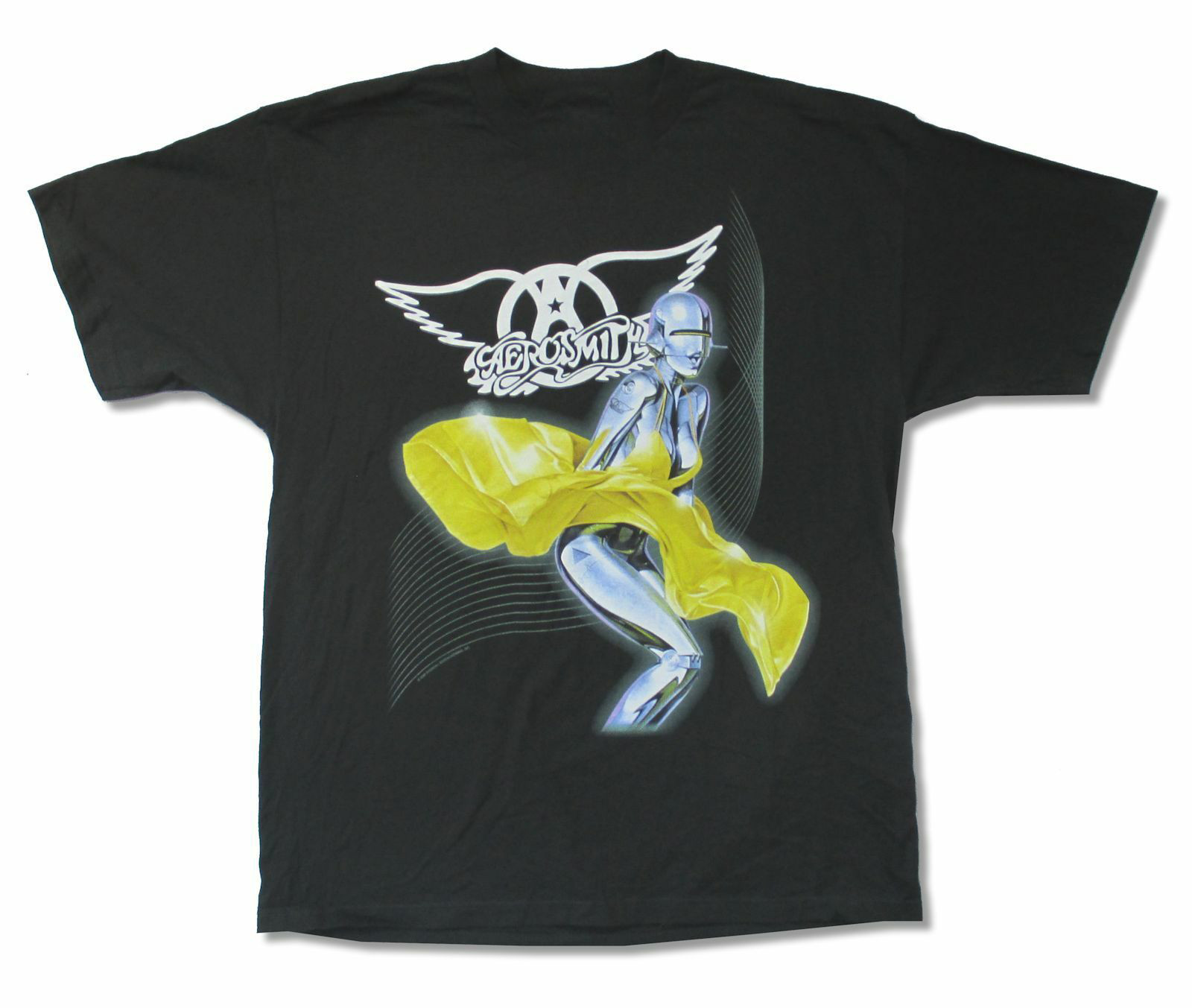 AEROSMITH MONAERO JUST PUSH PLAY TOUR BLACK T-SHIRT Unisex All Size S-234XL –