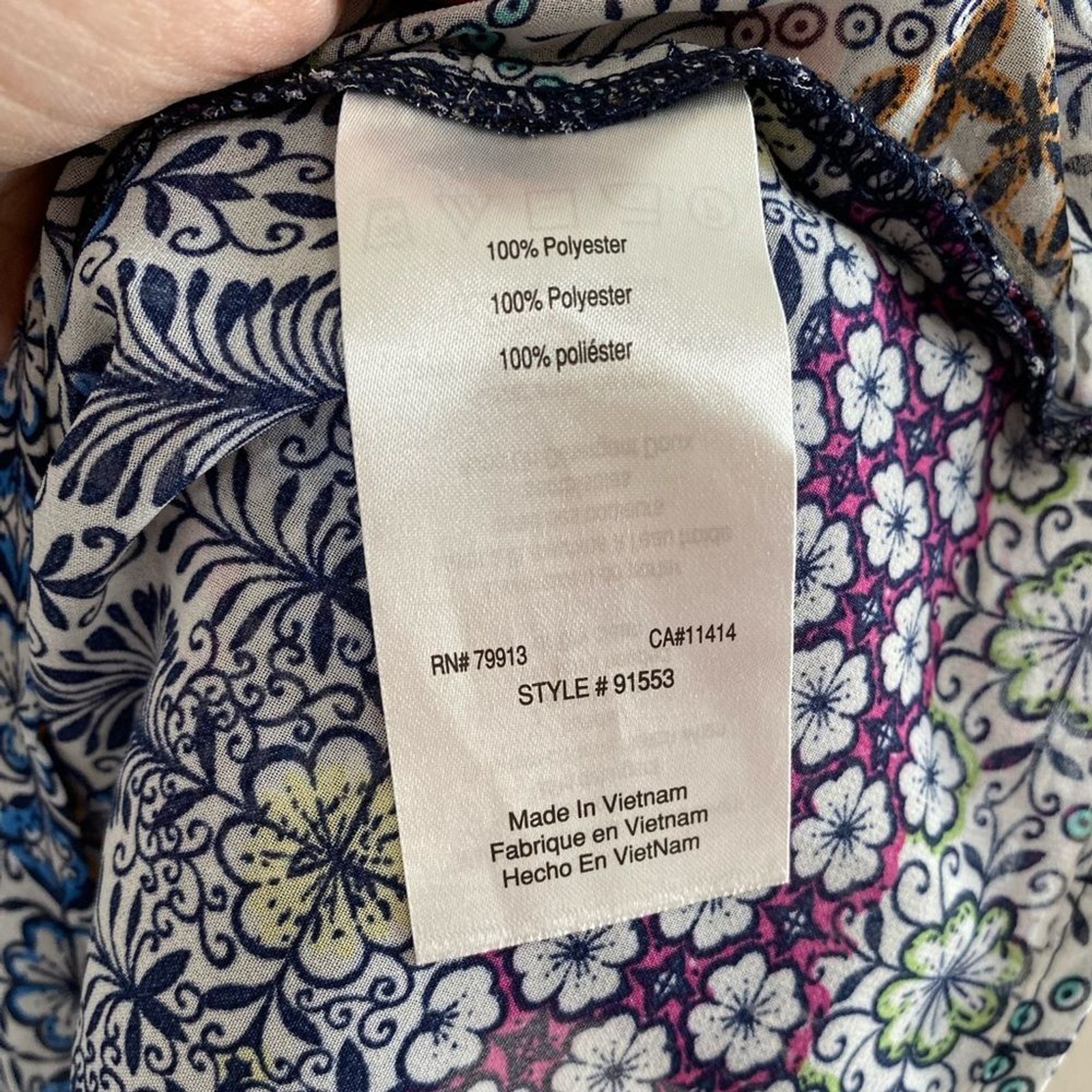Motherhood Maternity Printed Kimono Sleeve Top Size Medium