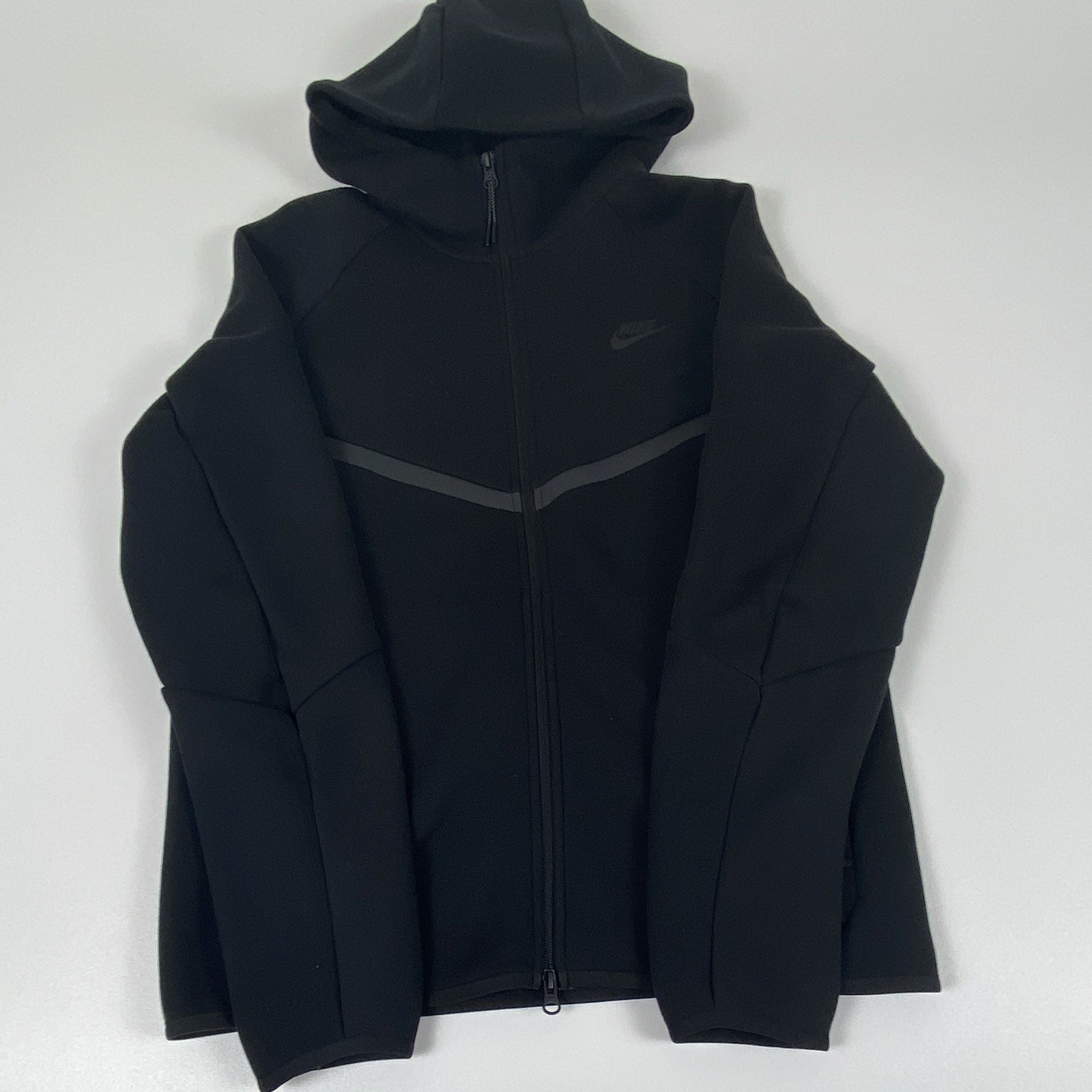 Nike Tech Fleece Men’s Full-Zip Hooded Jacket Fleece Black Size S