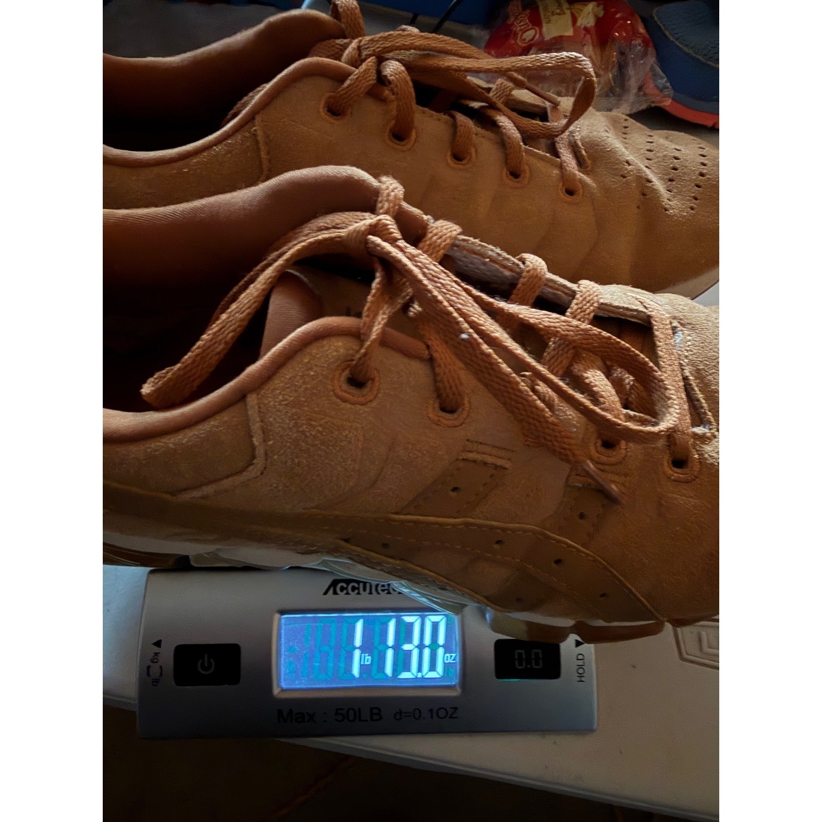 ASICS Gel-Quantum 360 4 Mens Tan Suede Low Top Sneakers 1021A414 Size 10