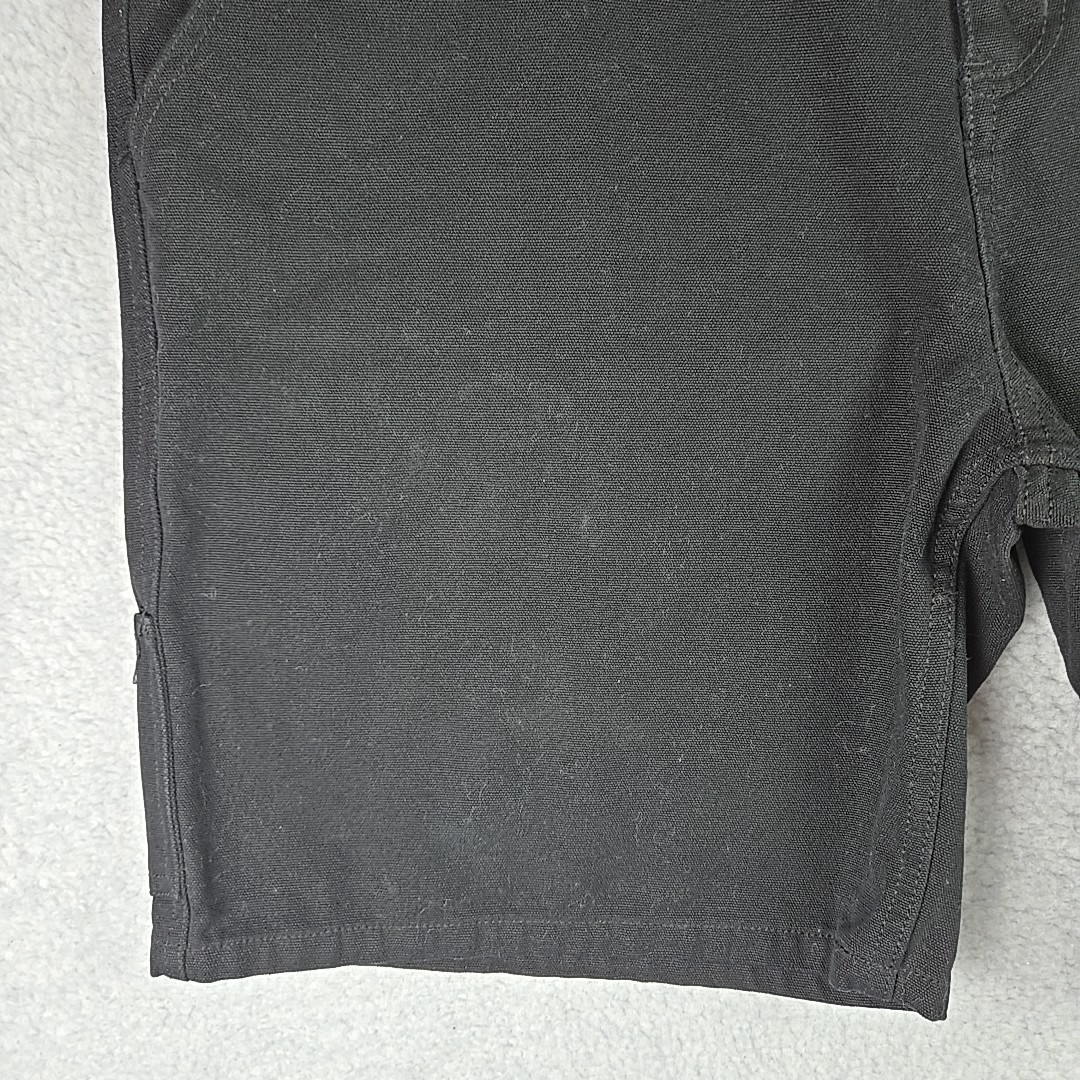 WESC Carpenter Shorts Mens Size 36 Black Heavyweight