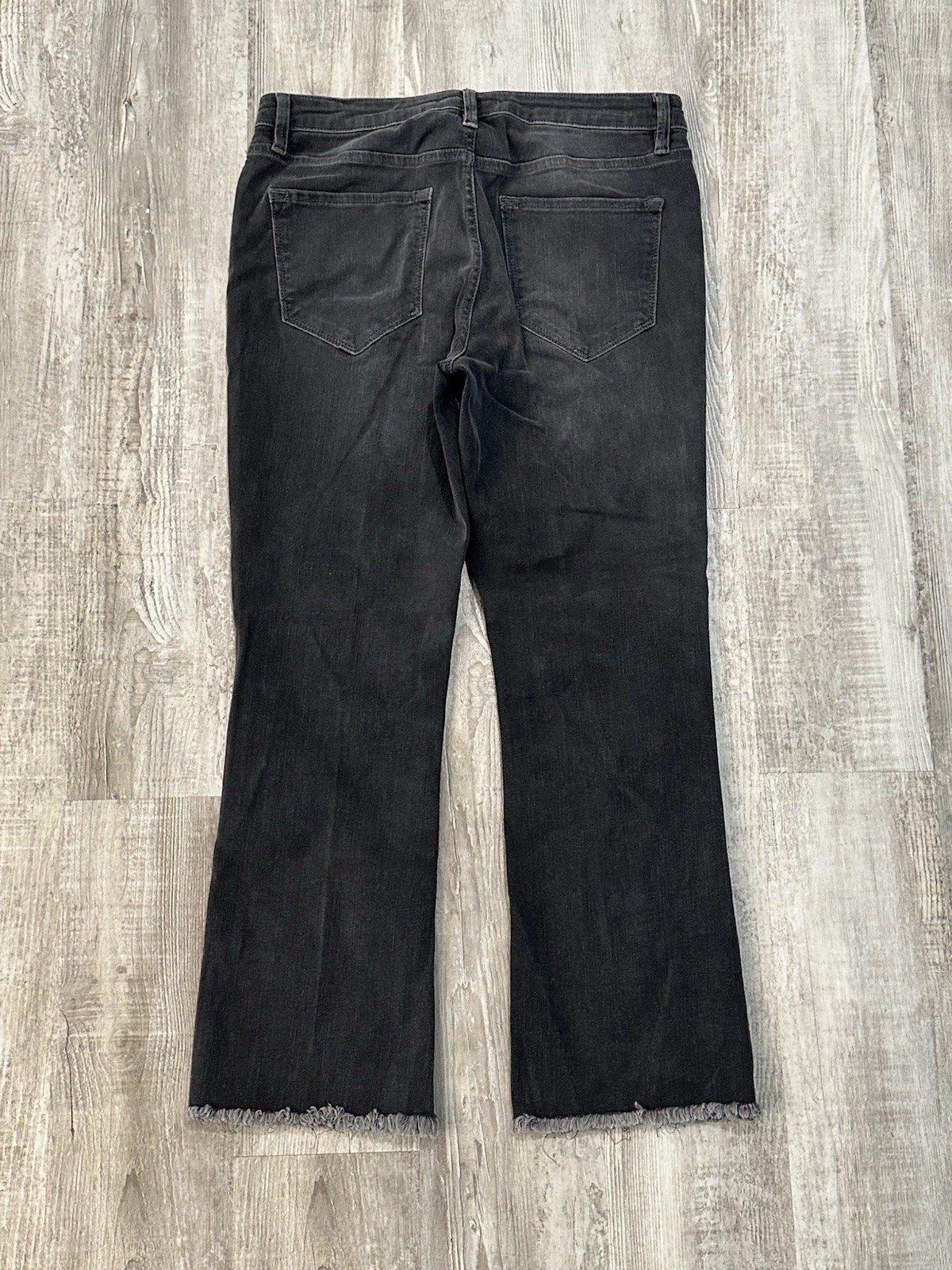 Free People Raw Hem Straight Leg Jeans Gray 30