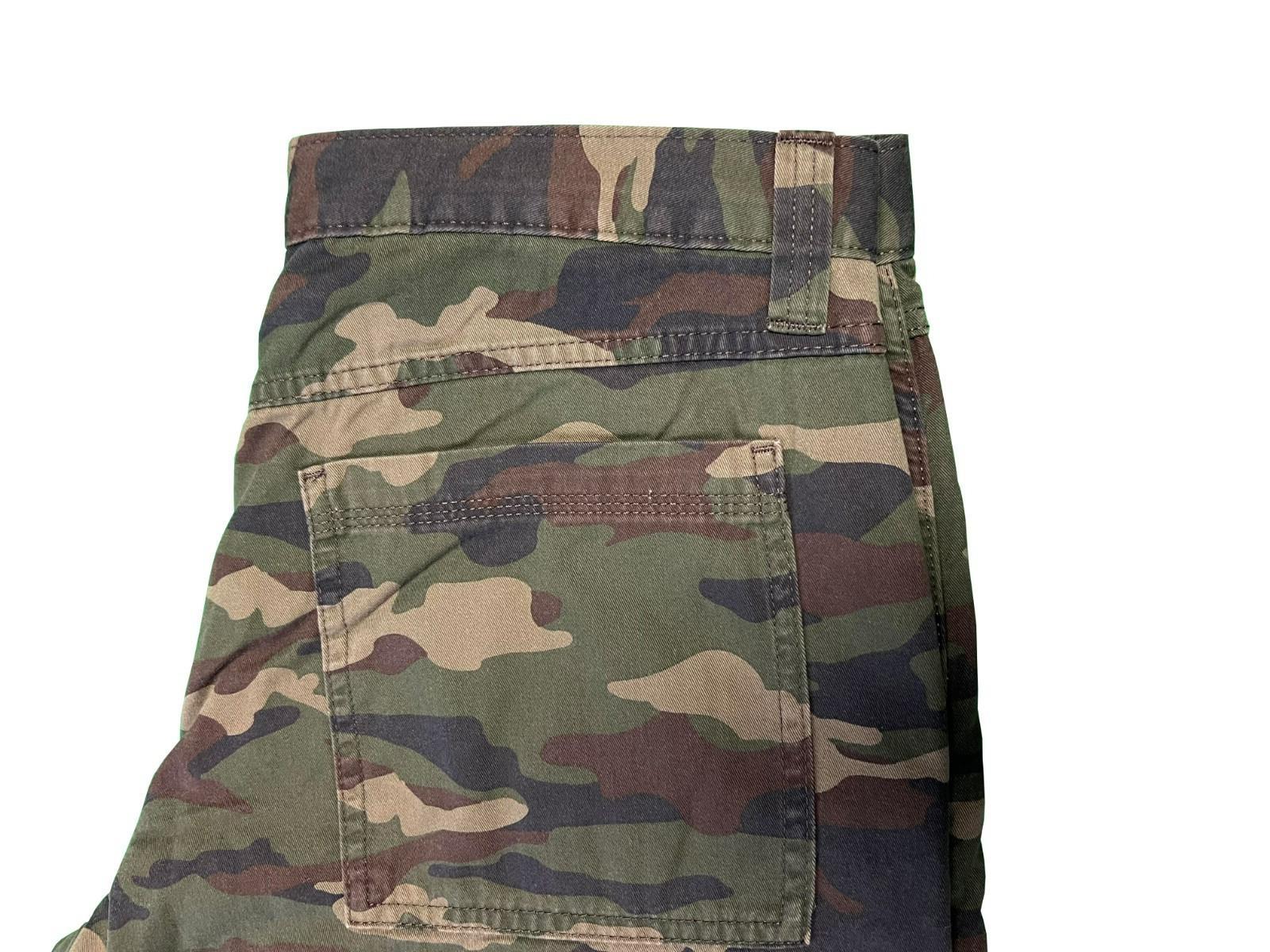 Wrangler Men’s Smooth Camo Pant Fleece Lined Cargo Relaxed Fit Five Star (S02)