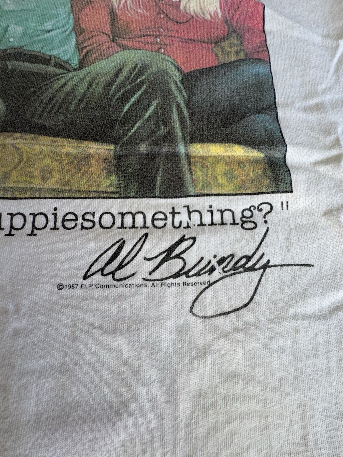 Vintage 80s Married With Children TV Promo Shirt Comedy Bundy Stedman XL White