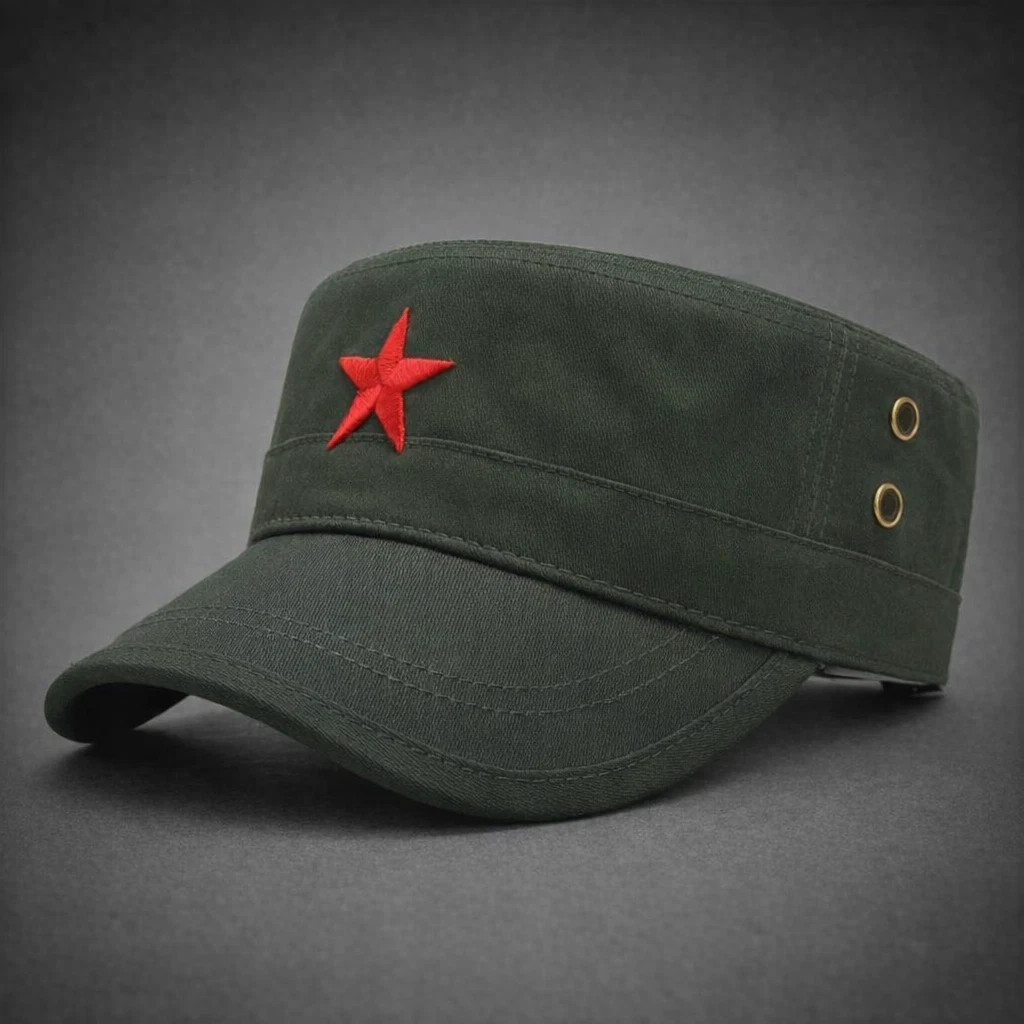 New Hats Communist Cap Red Star Army Che Guevara Cuba Stars Military Cool Hat