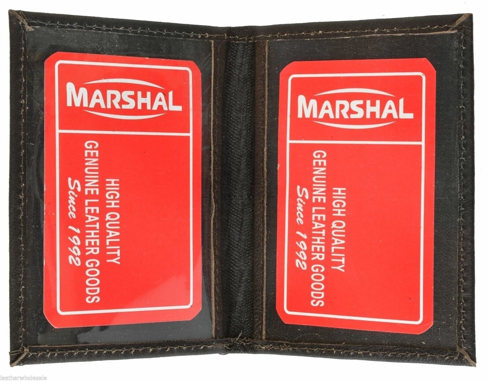 Slim Thin Leather Credit Card ID Mini Wallet Holder Bifold ID window Safe