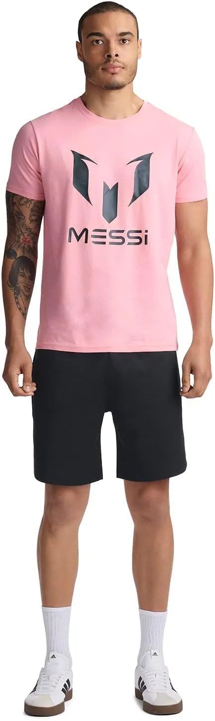 Messi Men’s Wingstar Logo T-Shirt Short Sleeve Graphic Tee Standard Fit