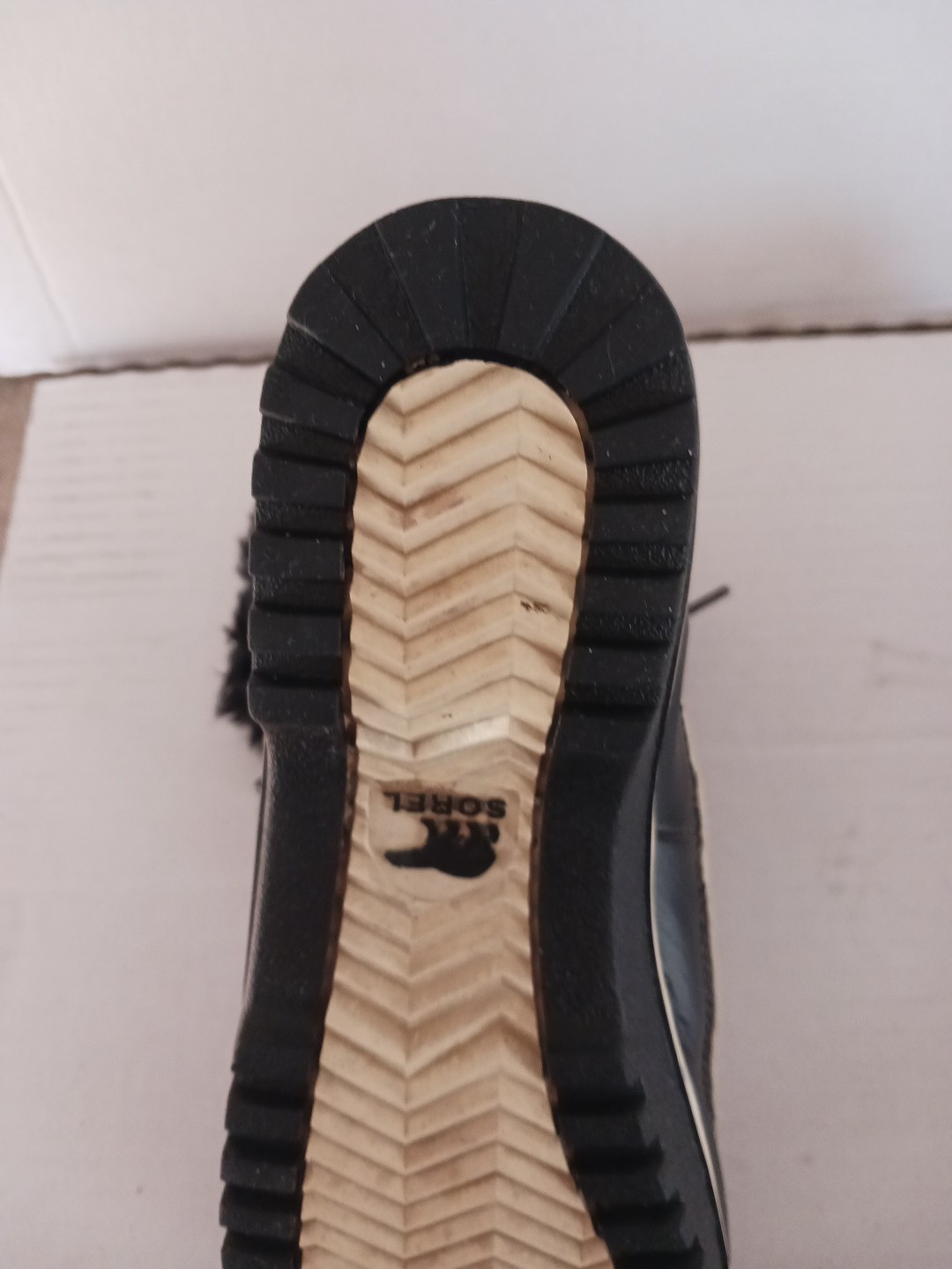 Sorel Tivoli II Womens US 9.5 Leather Suede Black Waterproof Snow Boots