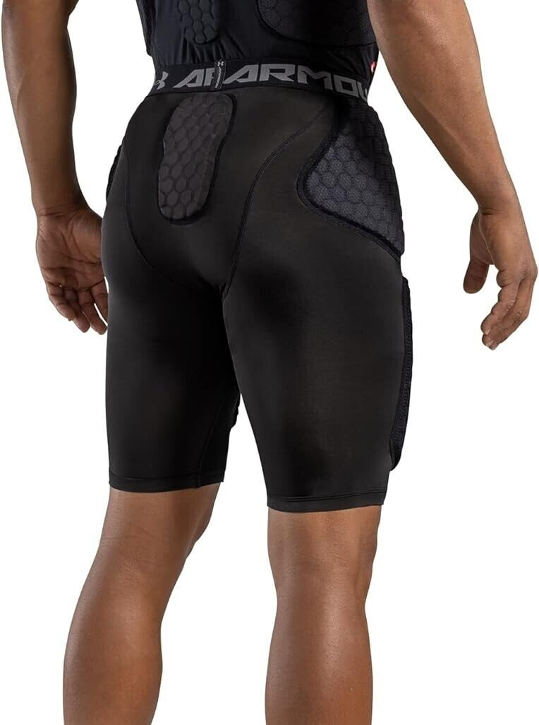 Under Armour Gameday HeatGear Pro 5-Pad Girdle Compression Padded Shorts 3XL NWT