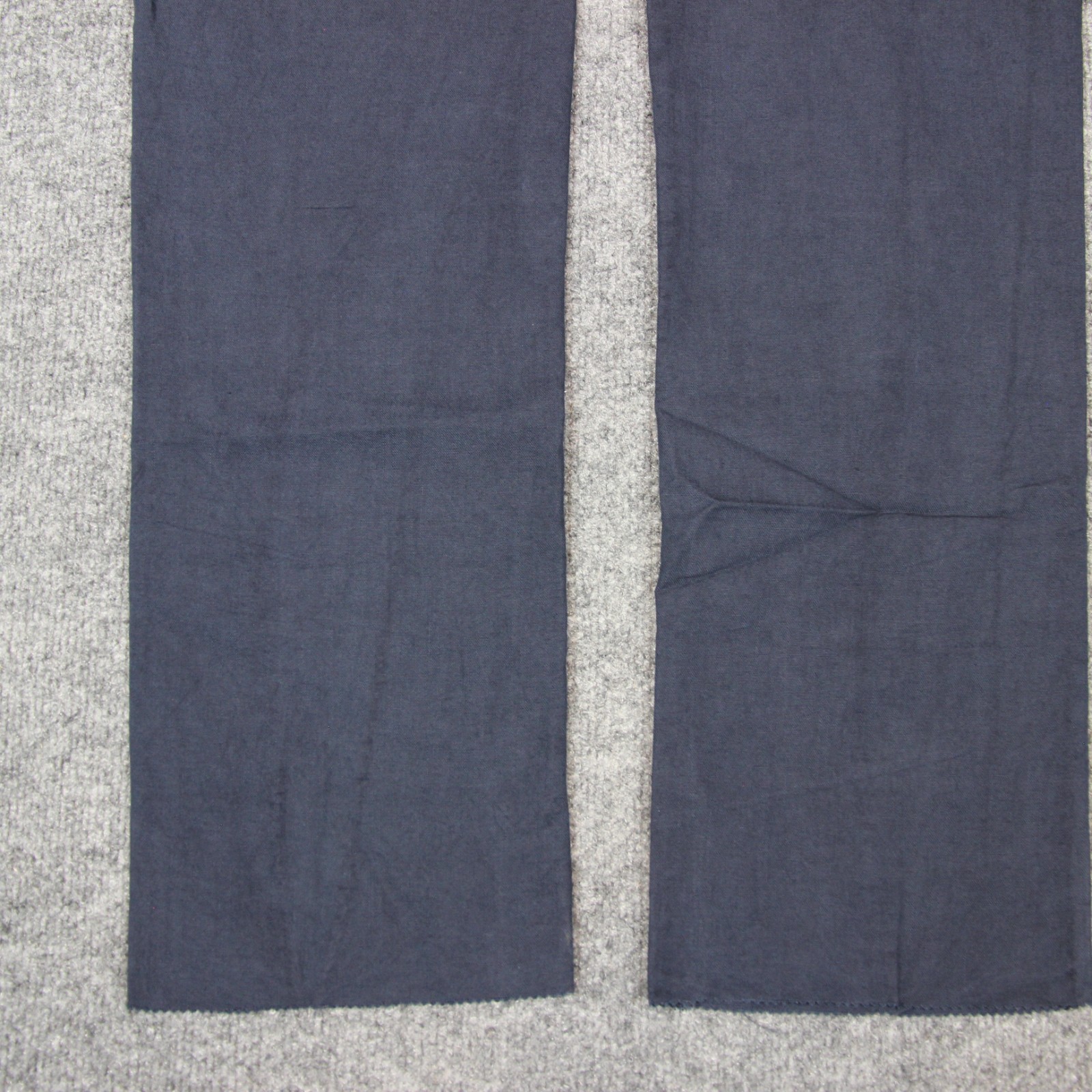 Sid Mashburn Pants Men’s 34X36 Blue Unhemmed Garment Dyed Sport Trousers *FLAW