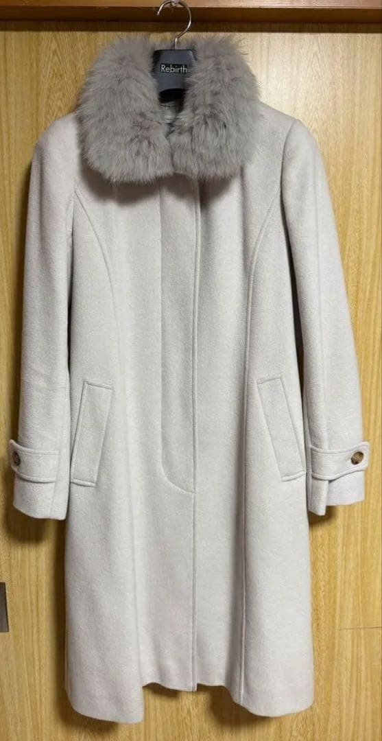 Burberry London Light gray long coat