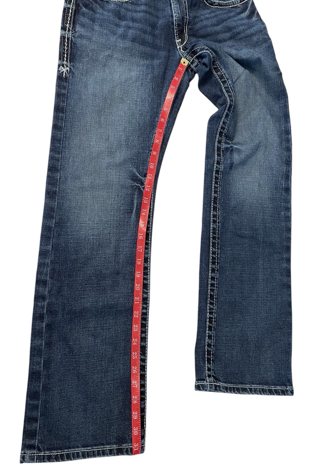Ariat Men’s Blue Jean M5 Straight Fit Straight Leg Jeans 28X32 Gambler Model EUC