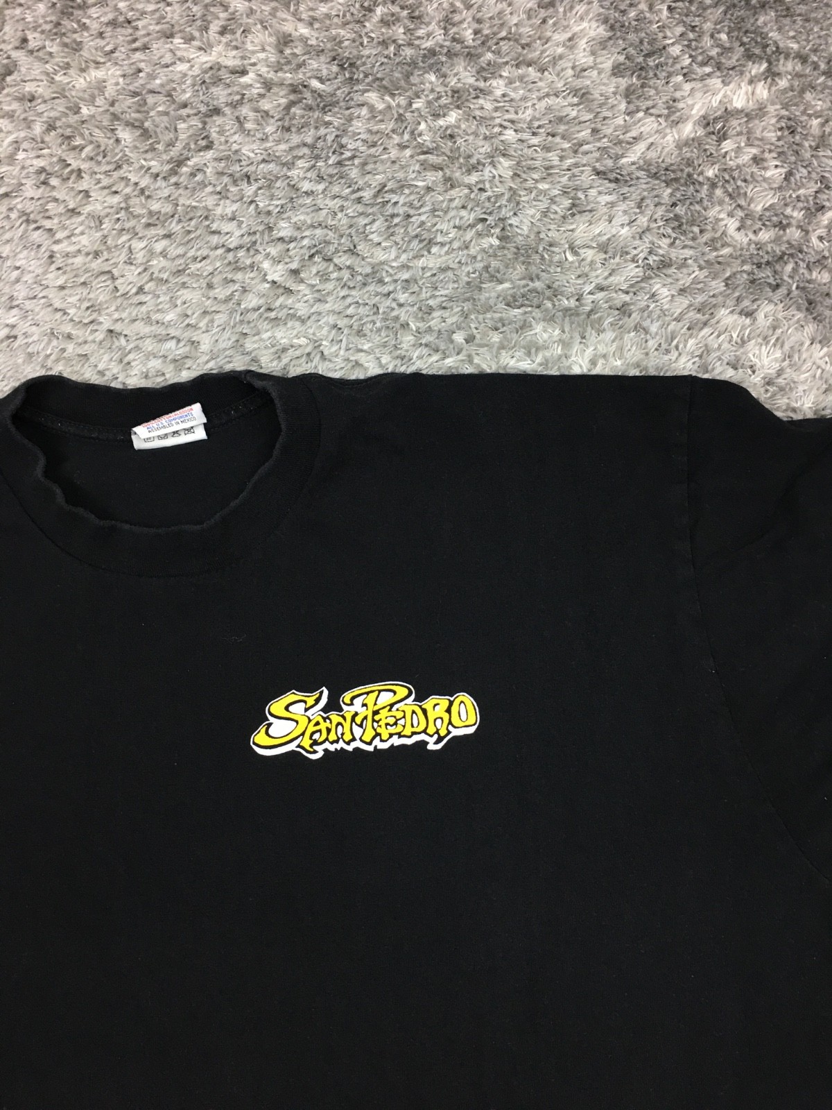 Pro 5 Super Heavy T Shirt Mens Size 2XL Tall Black Cotton San Pedro