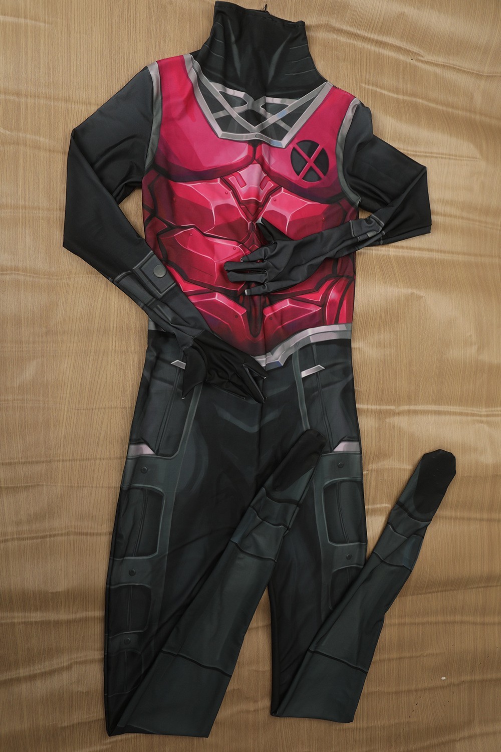 The Gambit Jumpsuit Remy Etienne LeBeau Cosplay Costume Superhero Suit Halloween