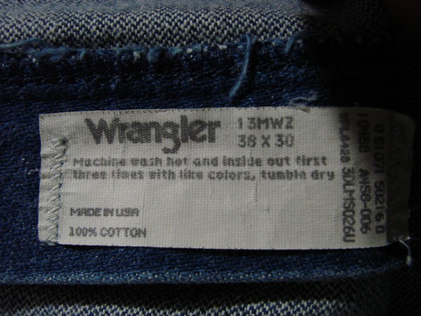 TD11409 USA **WRANGLER** 13MWZ STRAIGHT LEG JEANS 38×30 (msr 37″x30″)